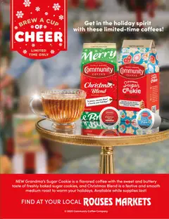 Preview of Rouses weekly ads valid from 20.11.2025 | Page: 31 | Products: Coffee, Sugar, Oven, The oven