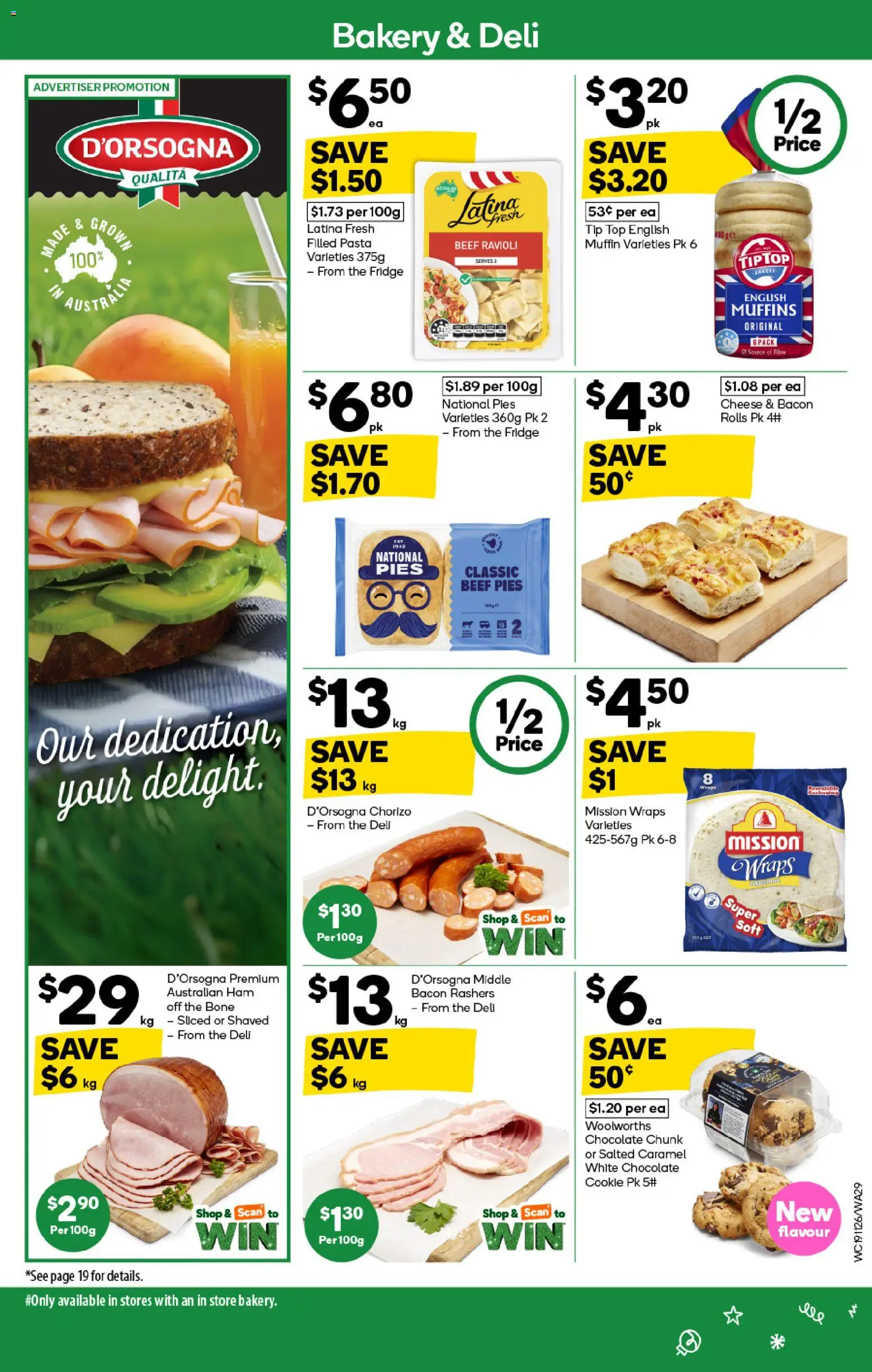 Woolworths catalogue - valid from 19.11.2025 | Page: 29 | Products: Cheese, Beef, Fridge, Bakery