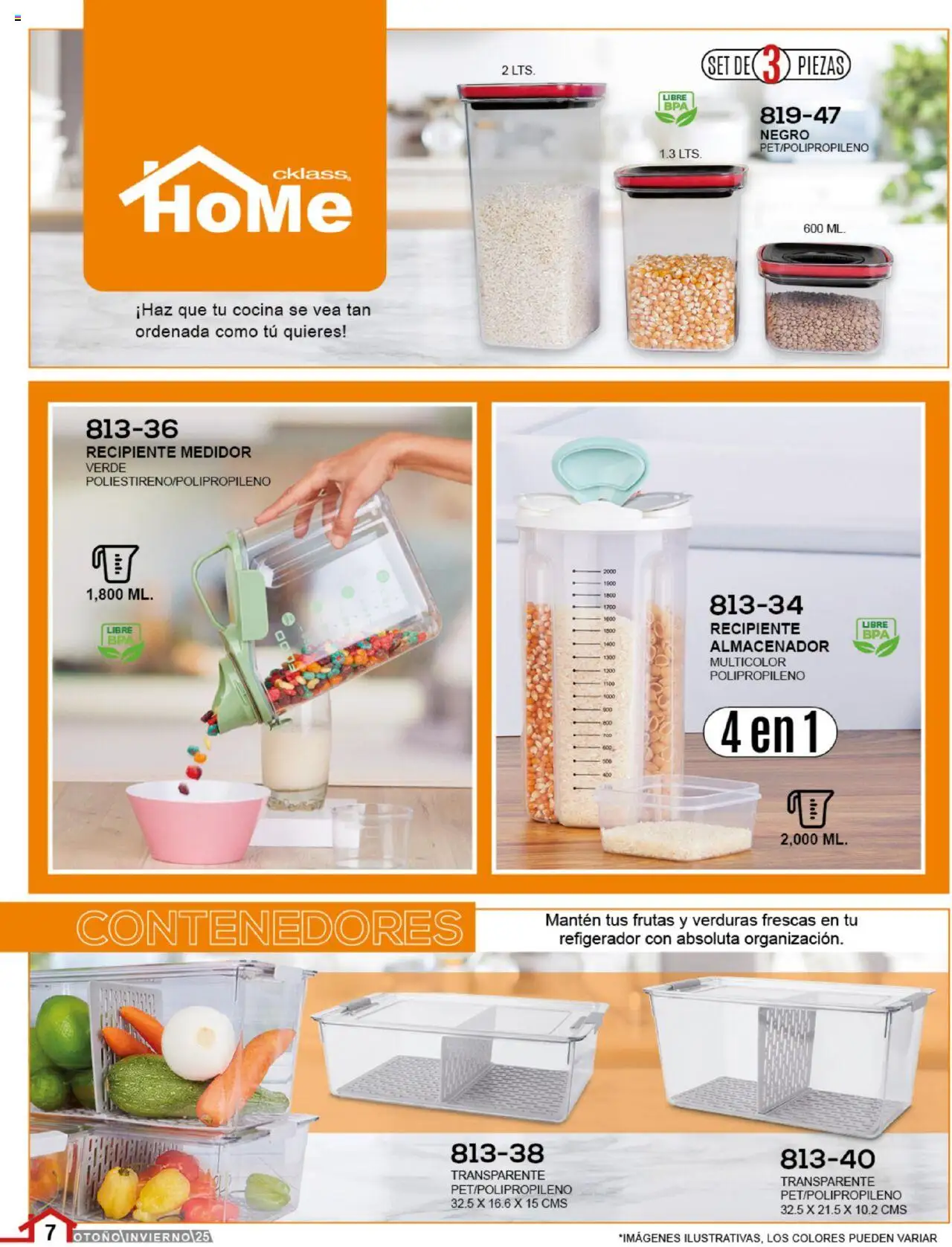 Nuevas ofertas de Cklass válidas en toda la República Mexicana desde el 14.07.2025. ¡Encuentra las mejores ofertas en Cklass catálogo Home! | Página: 8 | Productos: Cocina