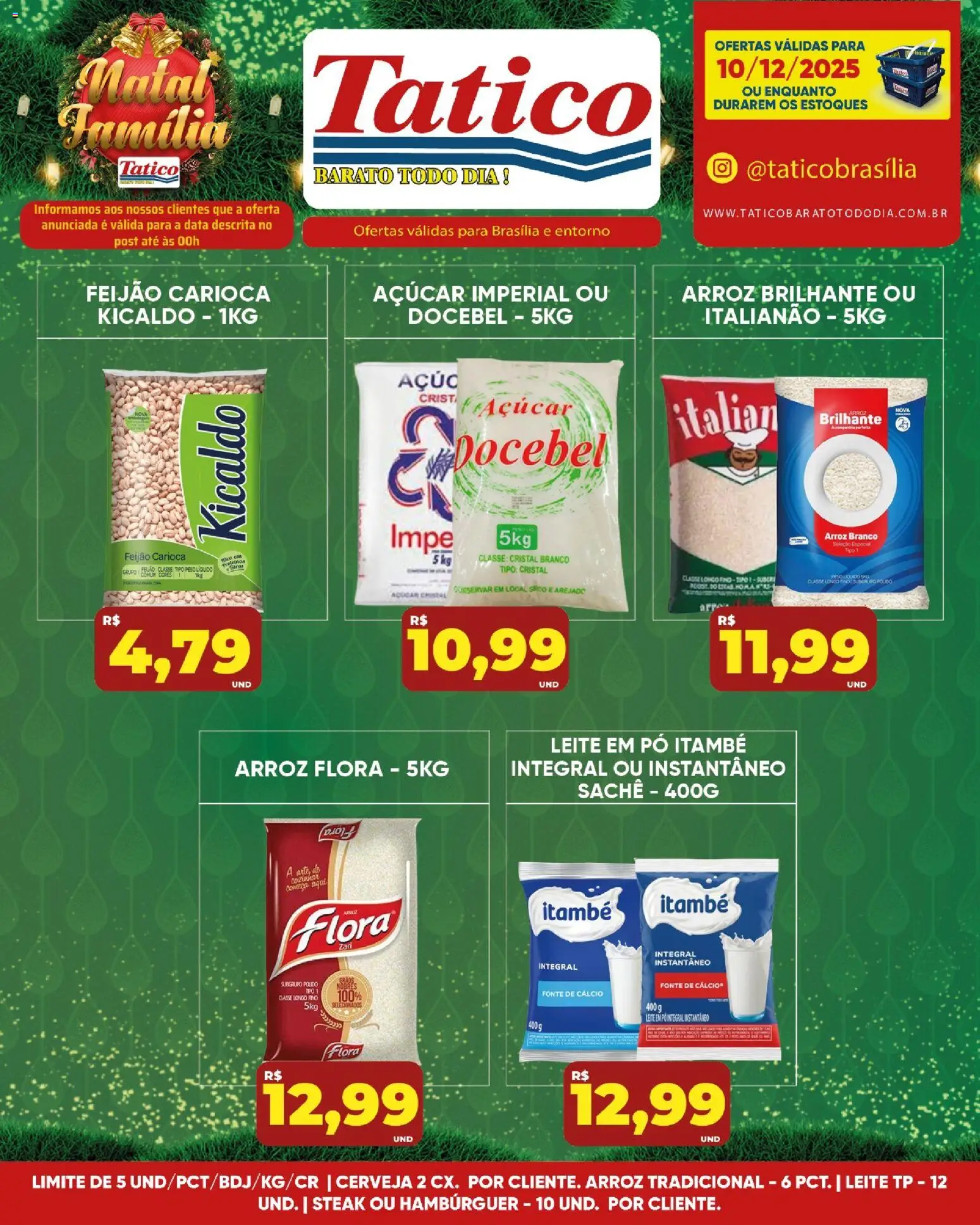 Tatico Folheto - válido de 10.12.2025 | Página: 2 | Produtos: Pó, Leite, Cálcio, Açúcar