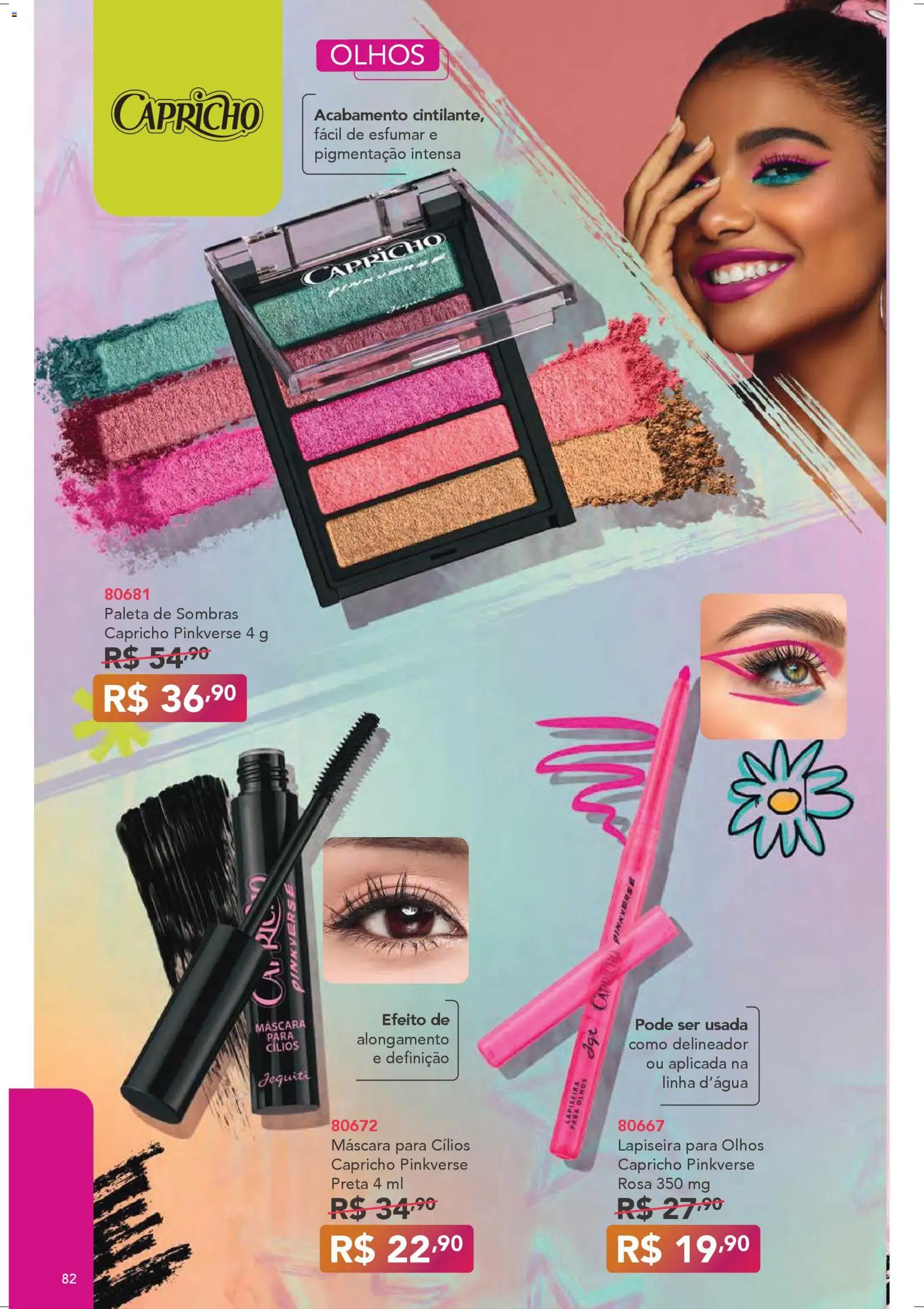 Jequiti Folheto - válido de 29.12.2025 | Página: 82 | Produtos: Máscara para cílios, Delineador, Lapiseira