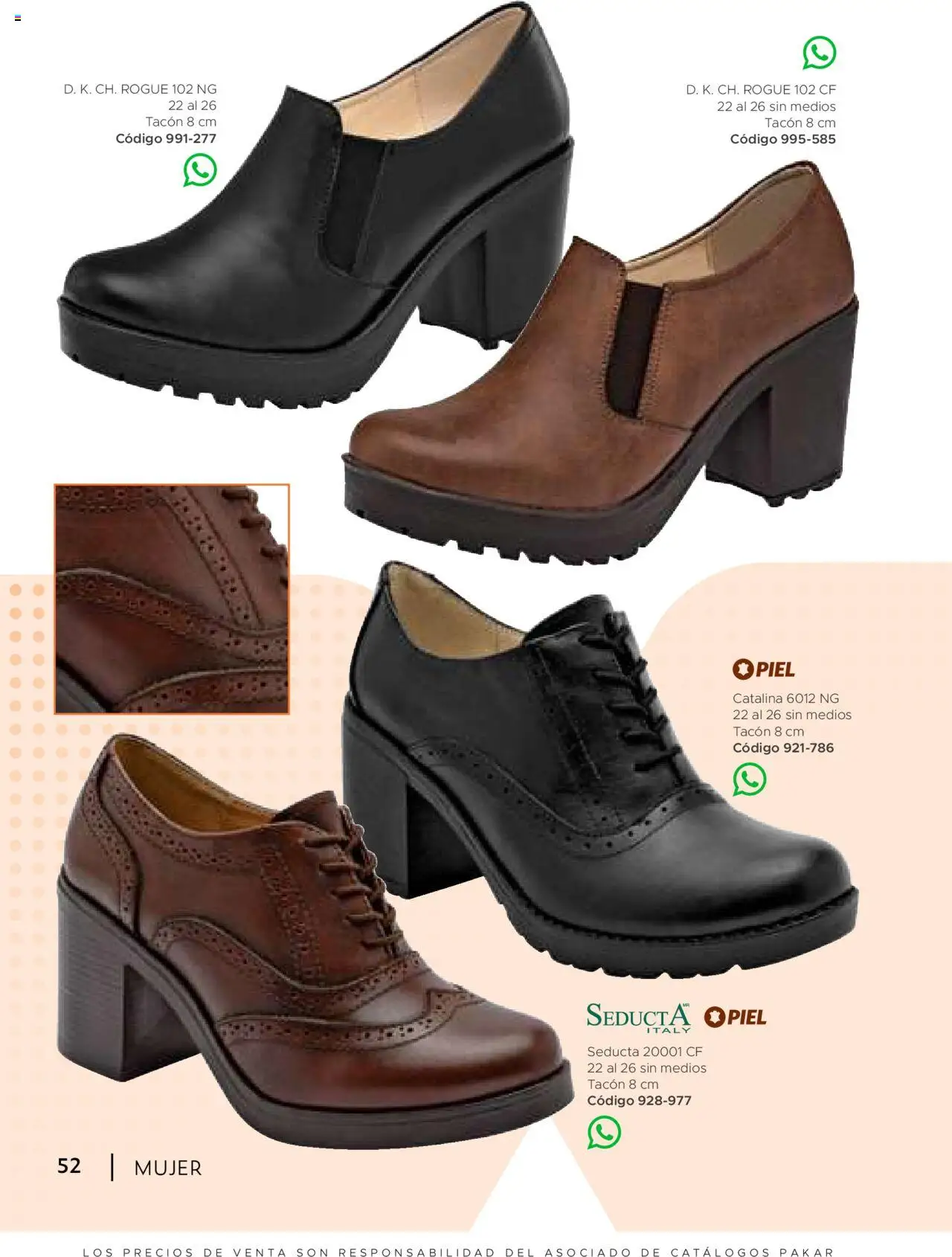 Nuevas ofertas de SC Pakar válidas en toda la República Mexicana desde el 24.07.2025. ¡Encuentra las mejores ofertas en SC Pakar Catálogo Mujer otoño / invierno! | Página: 52