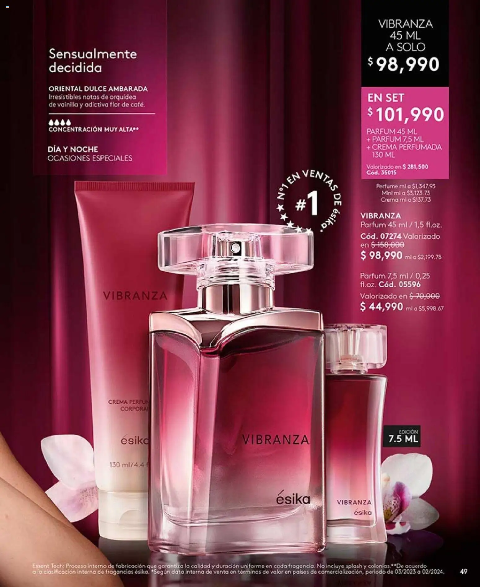 Ésika revista - valida desde el 01.02.2026 | Página: 49 | Productos: Crema, Perfume