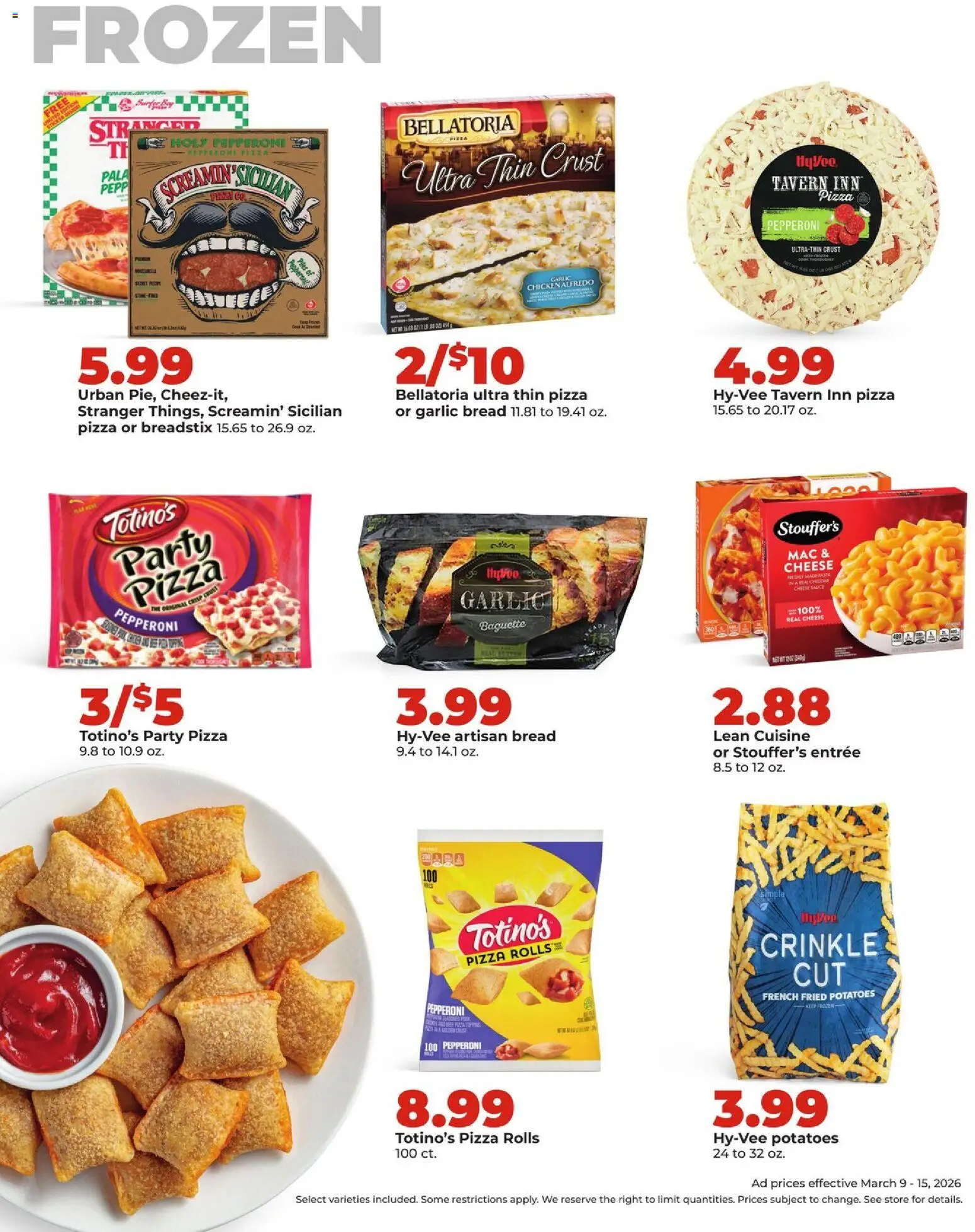 HyVee Weekly Ad - valid from 09.03.2026 | Page: 29 | Products: Cheese, Bread, Pasta, Sauce