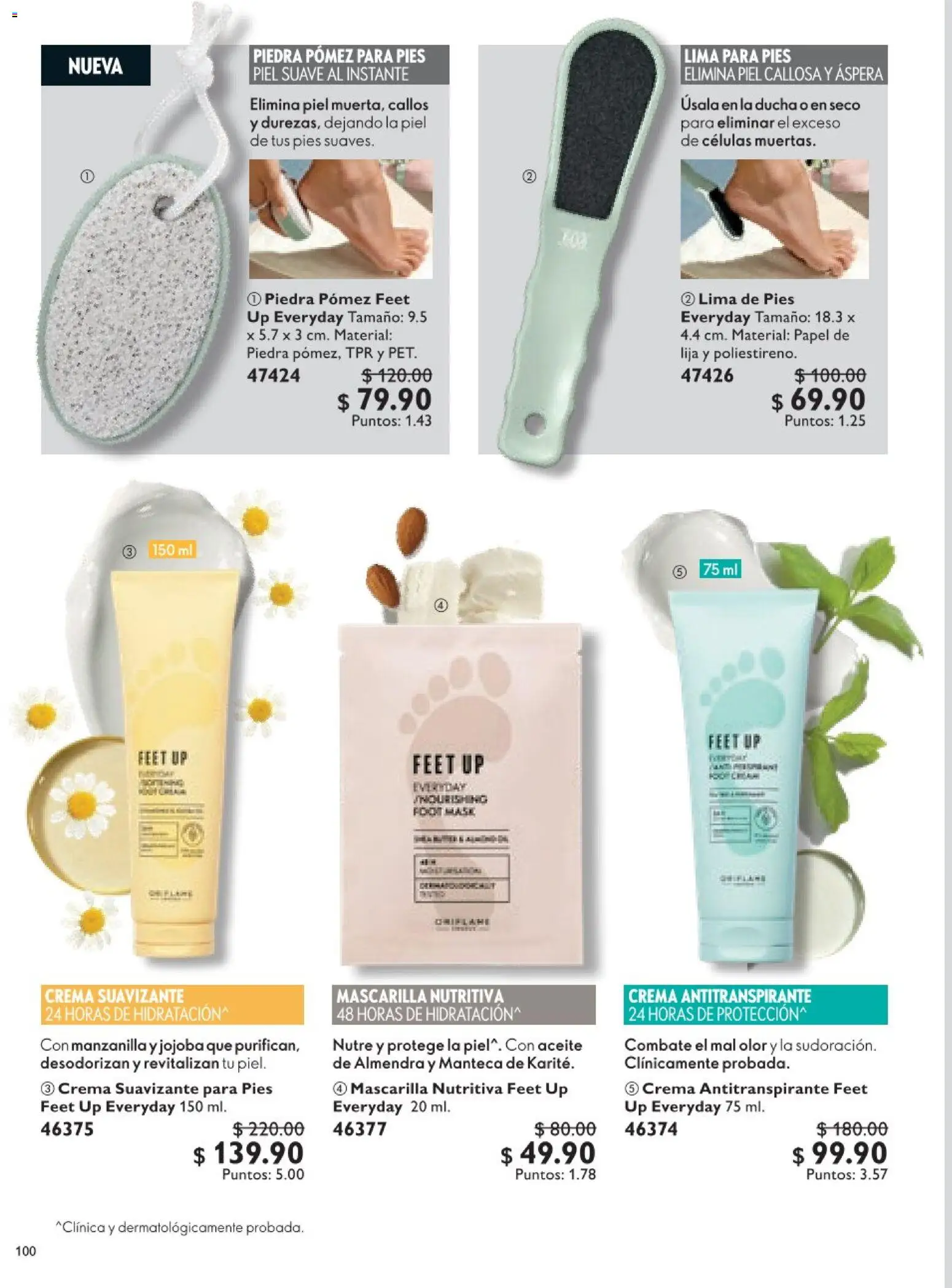 Nuevas ofertas de Oriflame válidas en toda la República Mexicana desde el 18.04.2026. ¡Encuentra las mejores ofertas en Oriflame campaña 6 2026! | Página: 100 | Productos: Aceite, Almendra, Lija, Mascarilla