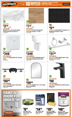Preview of Home Depot weekly flyer / circulaire from shop Home Depot valid from 18.12.2025 | Page: 7 | Products: Chair, Bath, Mirror