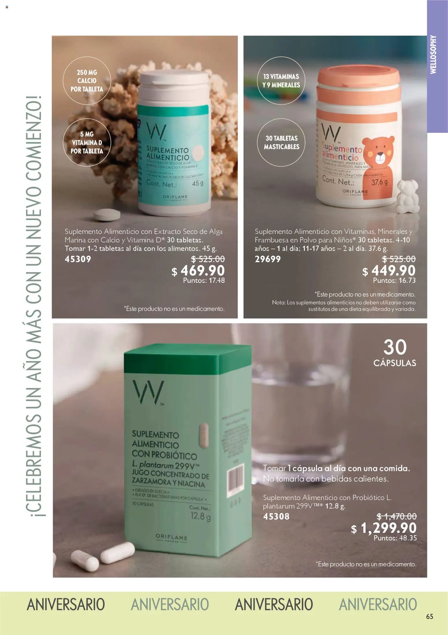 Nuevas ofertas de Oriflame válidas en toda la República Mexicana desde el 27.12.2025. ¡Encuentra las mejores ofertas en Oriflame campaña 1 2026! | Página: 65 | Productos: Jugo, Vitaminas, Polvo, Tableta
