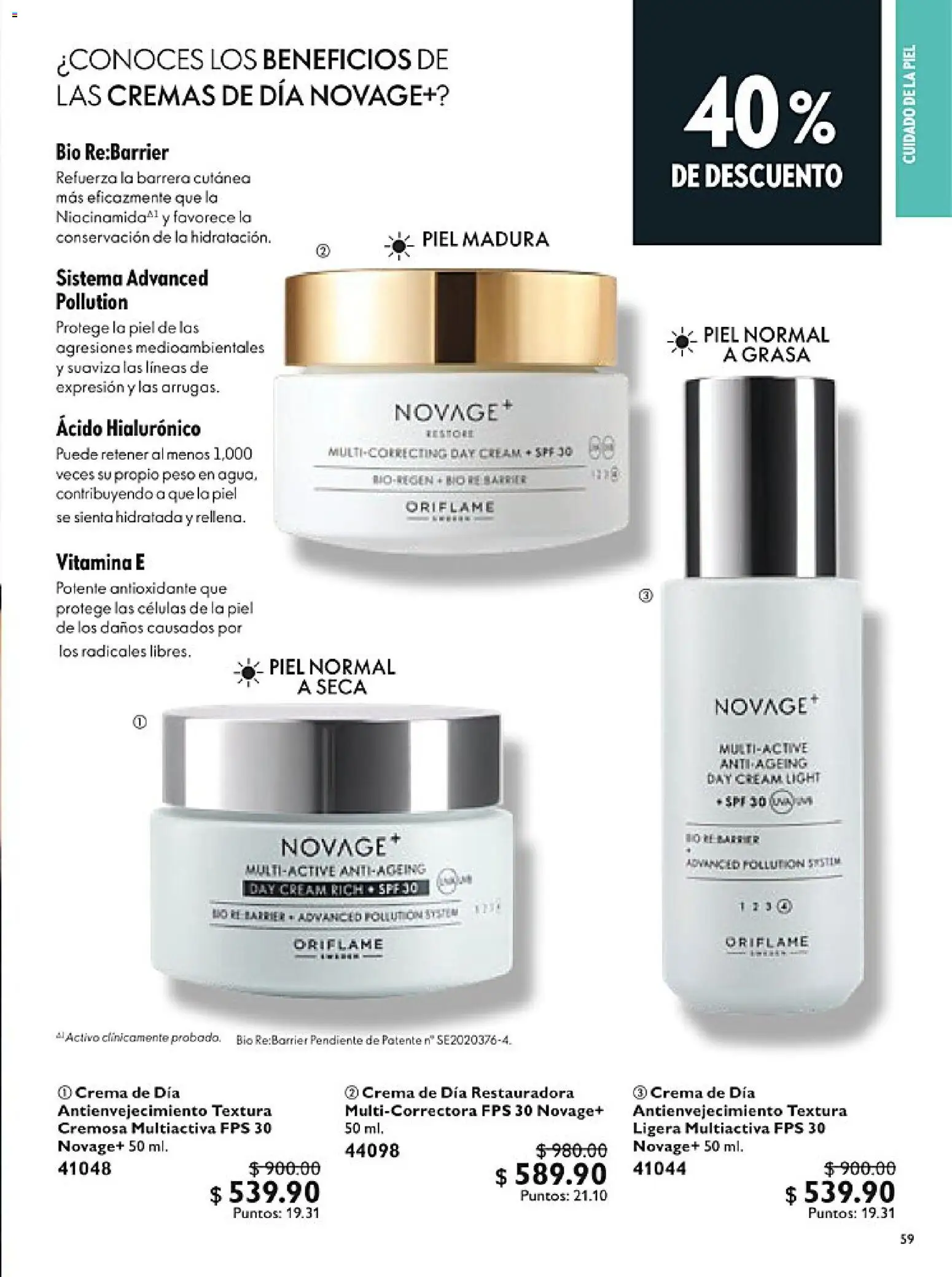 Nuevas ofertas de Oriflame válidas en toda la República Mexicana desde el 14.02.2026. ¡Encuentra las mejores ofertas en Oriflame campaña 3 2026! | Página: 59 | Productos: Crema