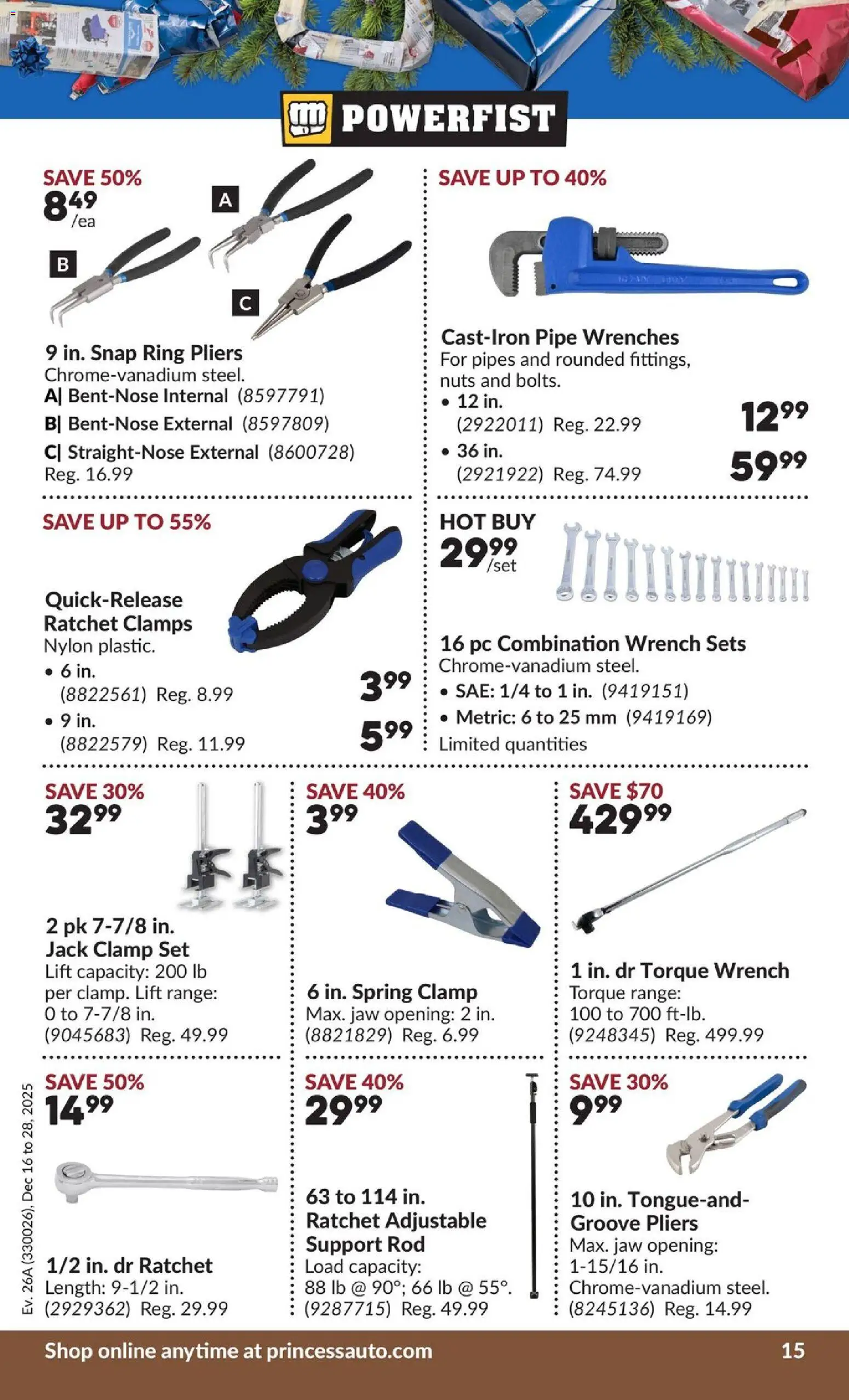 Princess Auto flyer valid from 16.12.2025 | Page: 20 | Products: Nuts, PC