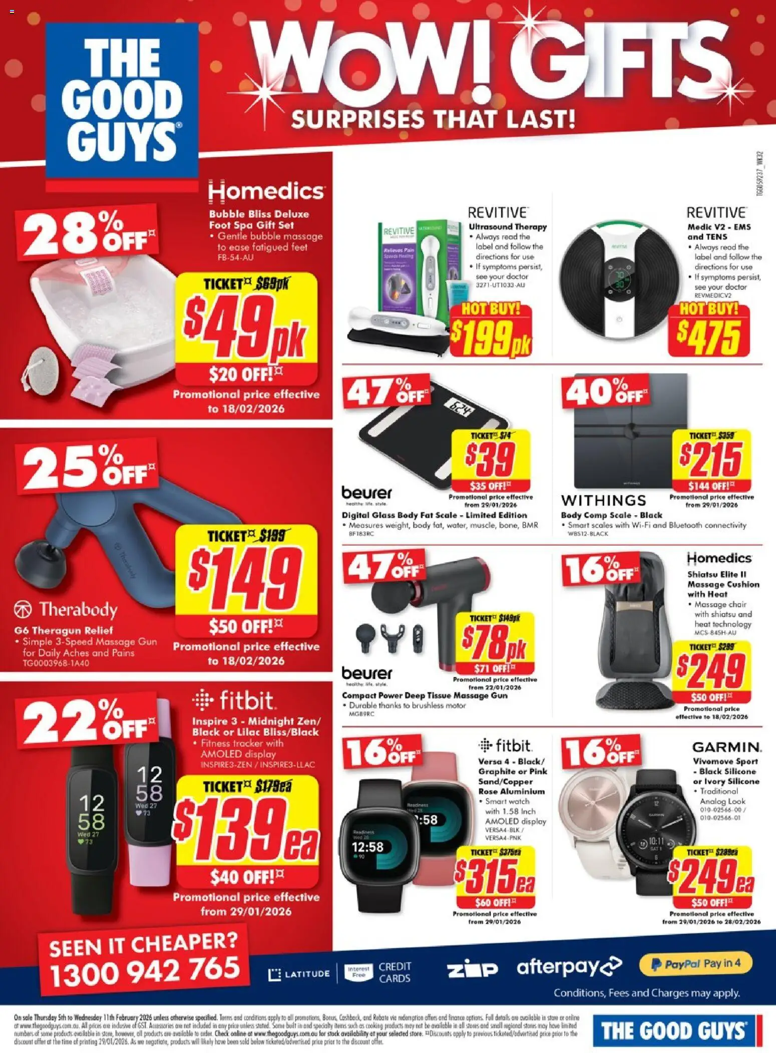 The Good Guys catalogue - valid from 04.02.2026 | Page: 5 | Products: Chair, Accessories, Digital, Scale