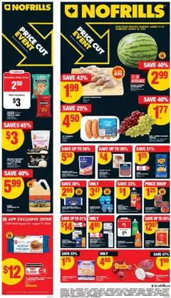 Preview of No Frills weekly flyer / circulaire from shop No Frills valid from 14.08.2025