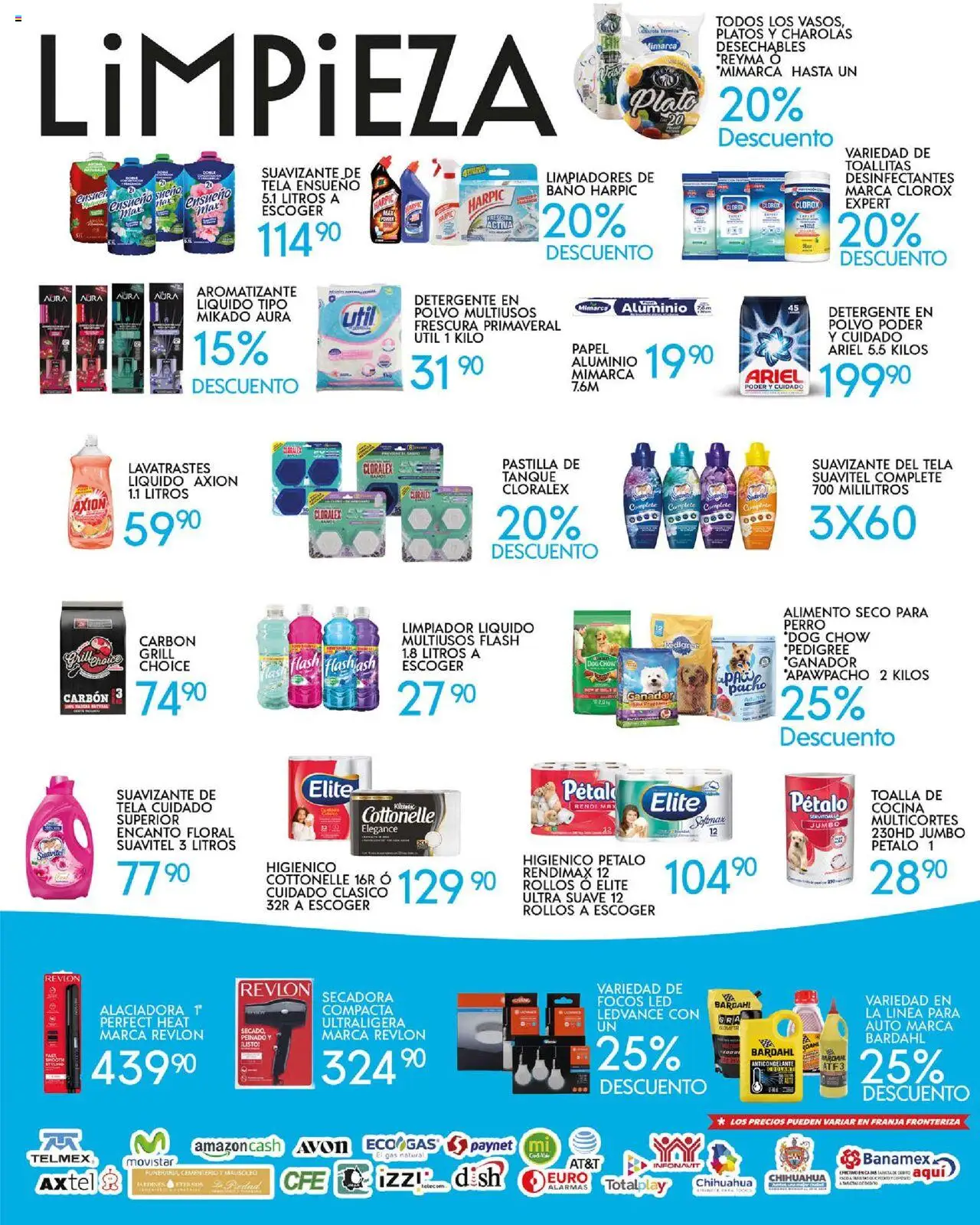 Nuevas ofertas de Alsuper válidas en toda la República Mexicana desde el 03.10.2025. ¡Encuentra las mejores ofertas en Alsuper - Folleto Chihuahua Estado! | Página: 5 | Productos: Detergente, Suavizante, Baño, Polvo