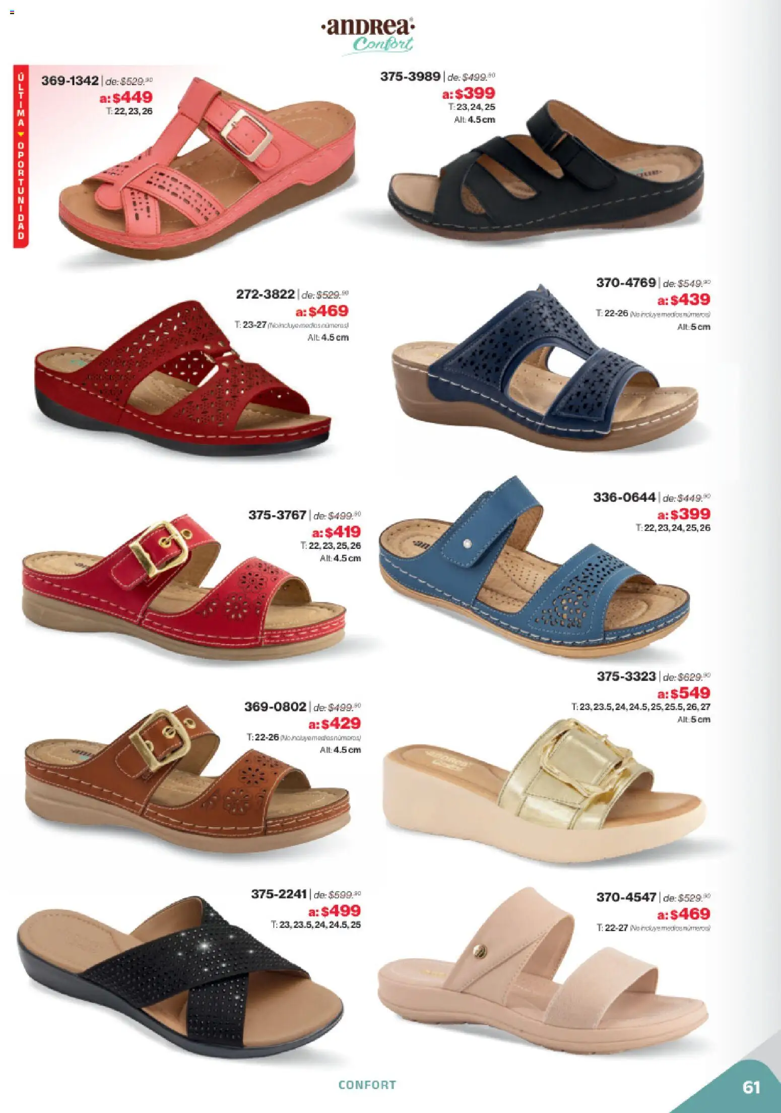 Nuevas ofertas de Andrea válidas en toda la República Mexicana desde el 02.11.2025. ¡Encuentra las mejores ofertas en Andrea catálogo Outlet! | Página: 61