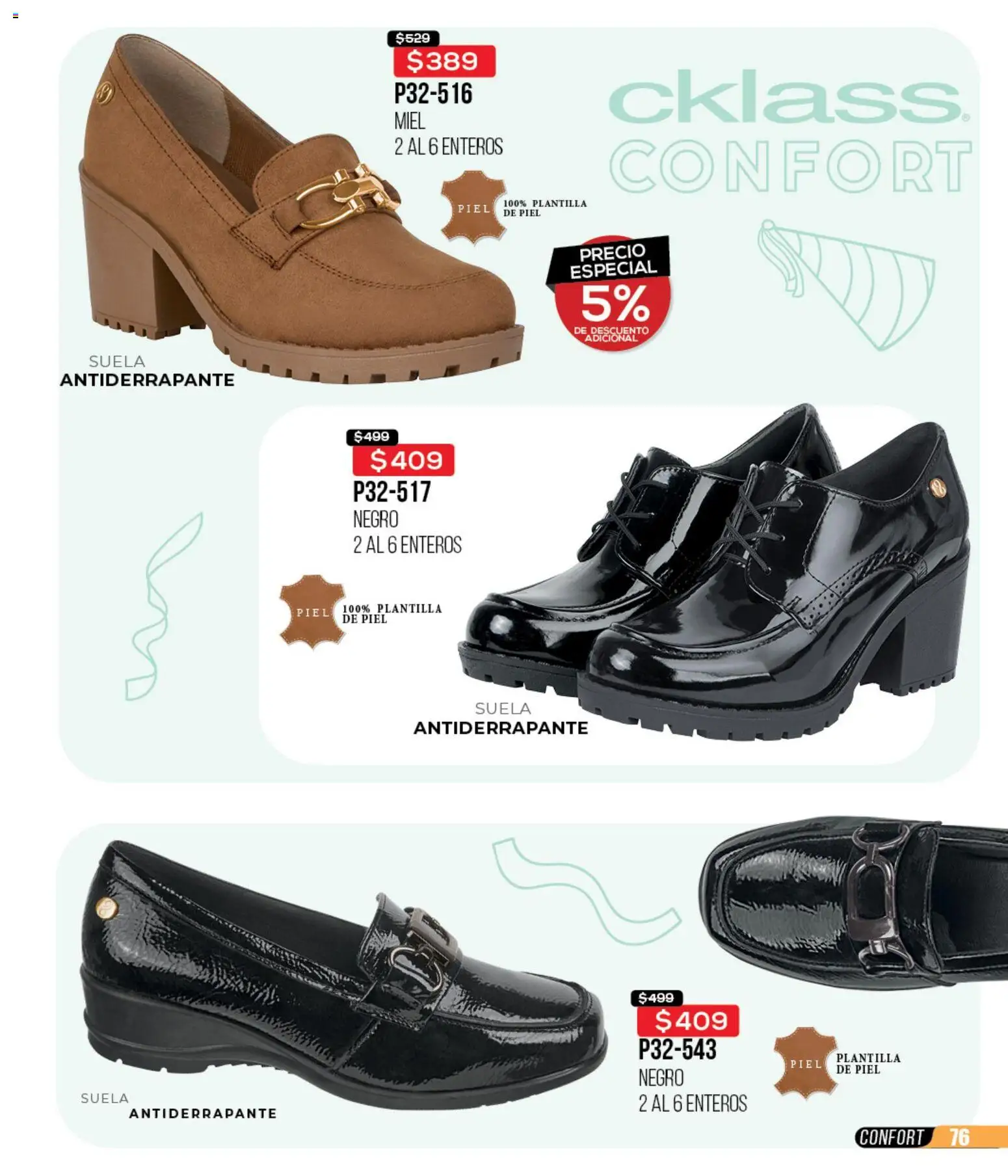 Nuevas ofertas de Cklass válidas en toda la República Mexicana desde el 02.01.2026. ¡Encuentra las mejores ofertas en Cklass catálogo Rebajas Inicio de Año Calzado! | Página: 77