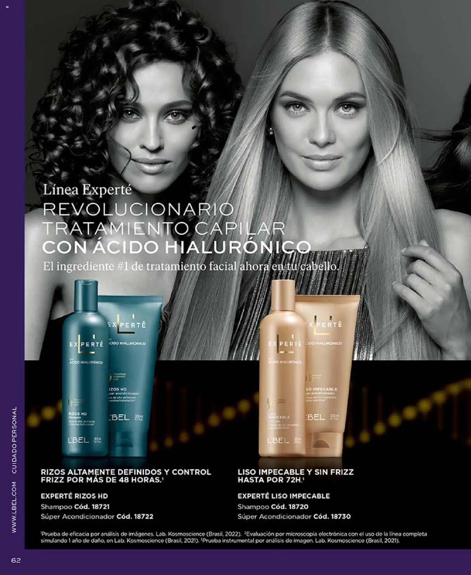 Catálogo L'Bel Campaña 7 │ válido desde el 18.04.2026 | Página: 62 | Productos: Acondicionador, Shampoo