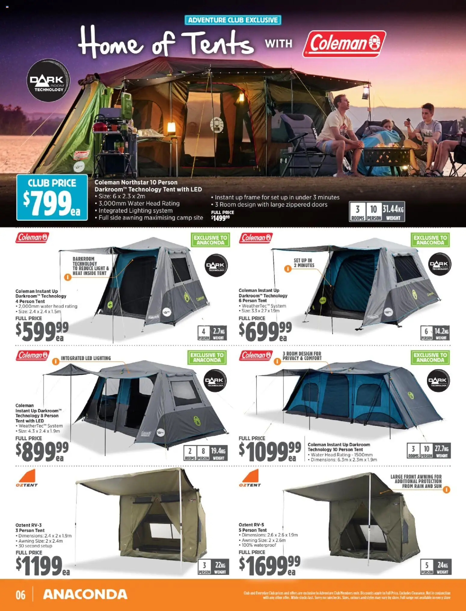 Anaconda catalogue - valid from 03.12.2025 | Page: 6 | Products: Light, Water, Weight