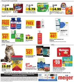 Preview of Meijer weekly ads valid from 01.04.2026 | Page: 4 | Products: Vitamin, Bath, Cat Litter, Television