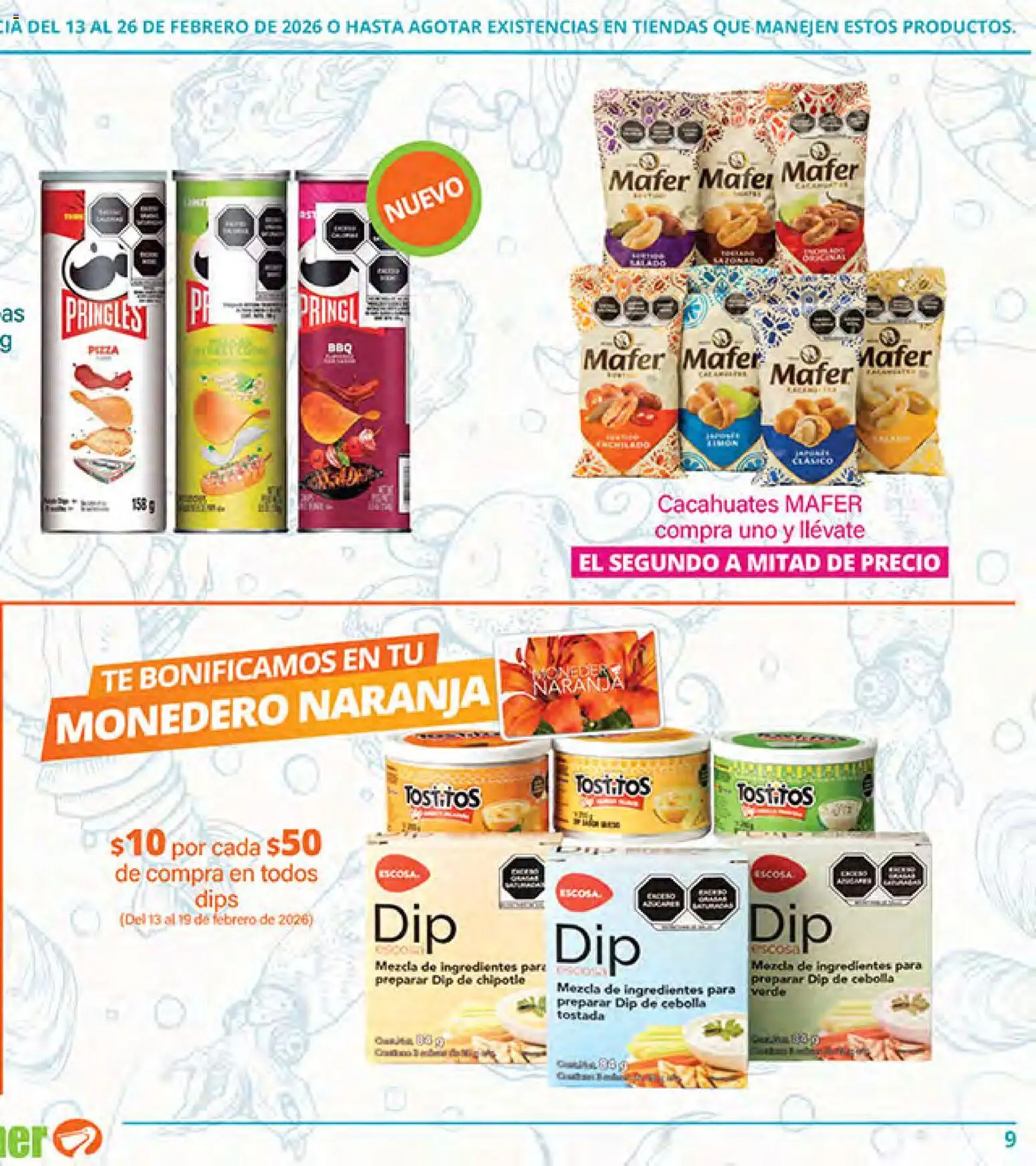 Nuevas ofertas de La Comer válidas en toda la República Mexicana desde el 13.02.2026. ¡Encuentra las mejores ofertas en La Comer folleto Ofertas! | Página: 17 | Productos: Cebolla, Monedero, Pizza, Té