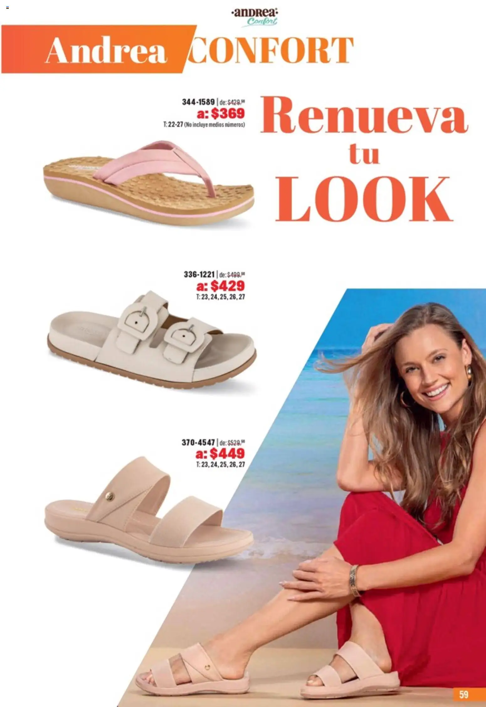 Nuevas ofertas de Andrea válidas en toda la República Mexicana desde el 05.04.2026. ¡Encuentra las mejores ofertas en Andrea catálogo Outlet! | Página: 59