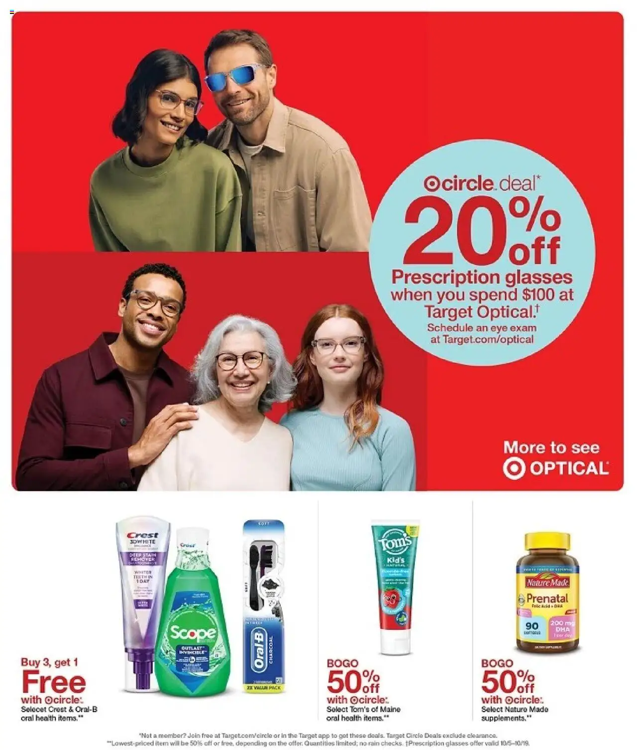 Target Weekly Ad - valid from 05.10.2025 | Page: 27 | Products: Stain remover, Glasses