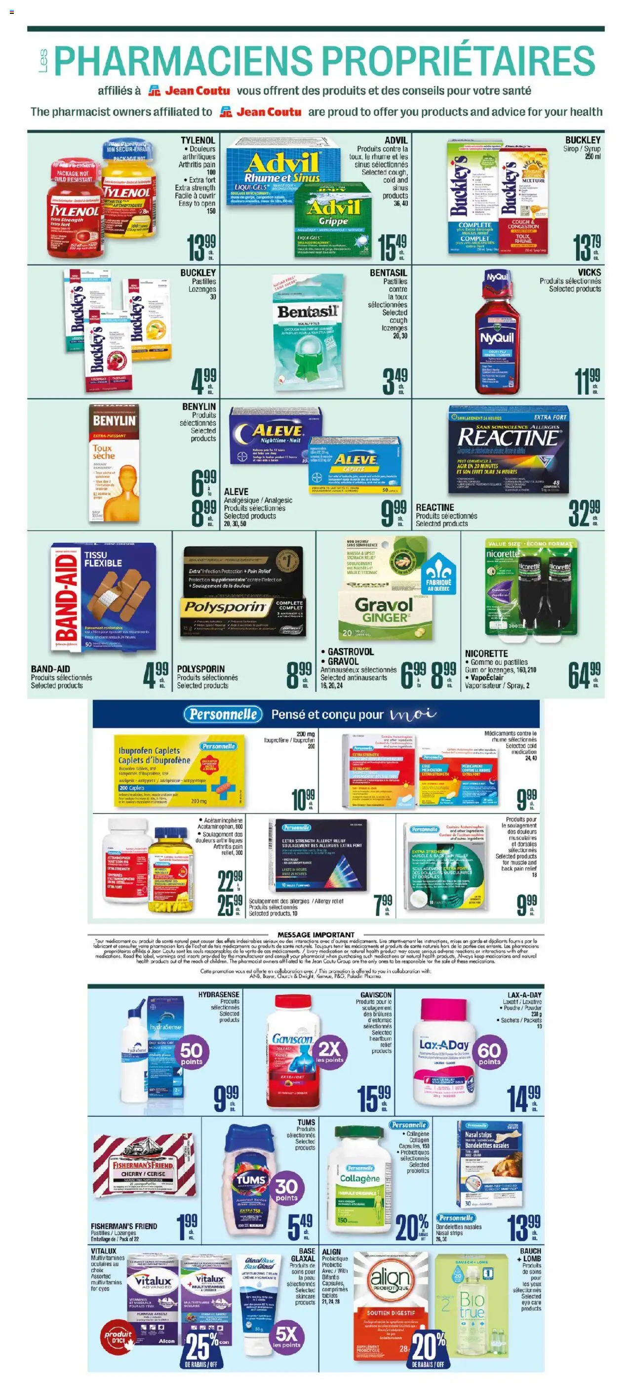Jean Coutu flyer valid from 09.10.2025 | Page: 3 | Products: Cream, Powder