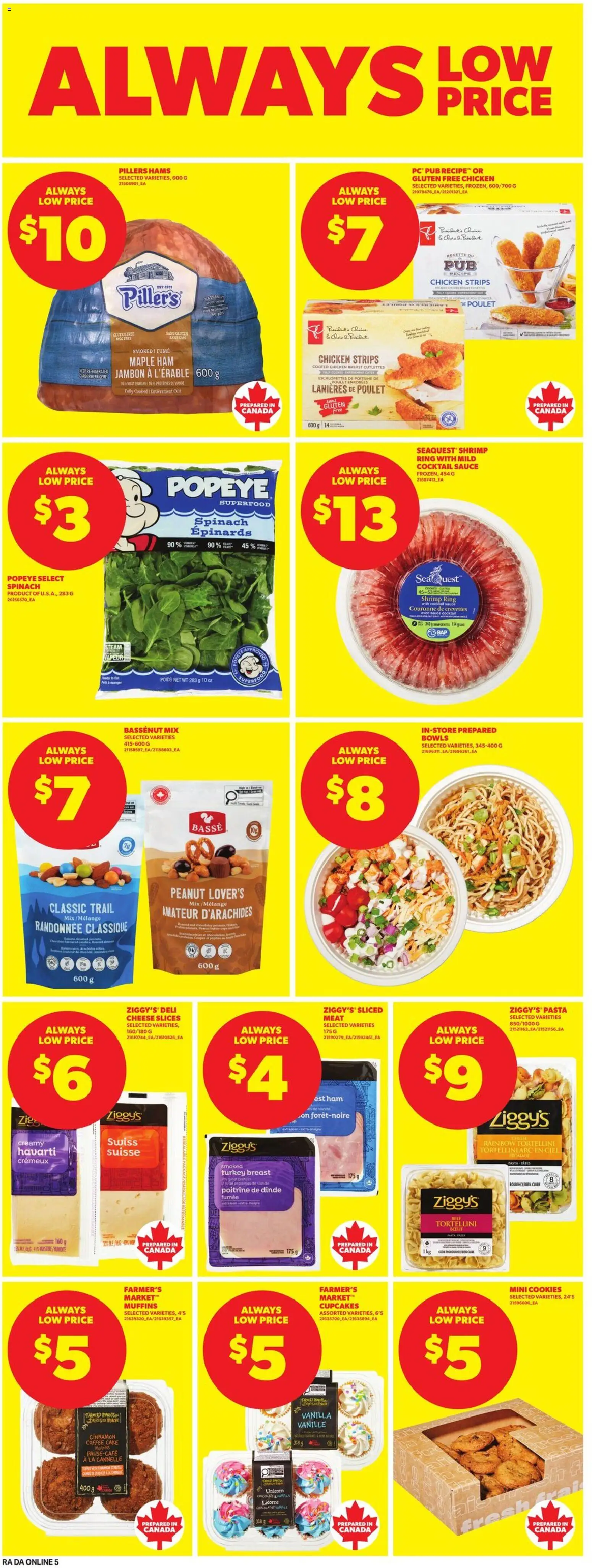 Atlantic Superstore flyer valid from 08.01.2026 | Page: 14 | Products: Cookies, Cheese, Coffee, Ham