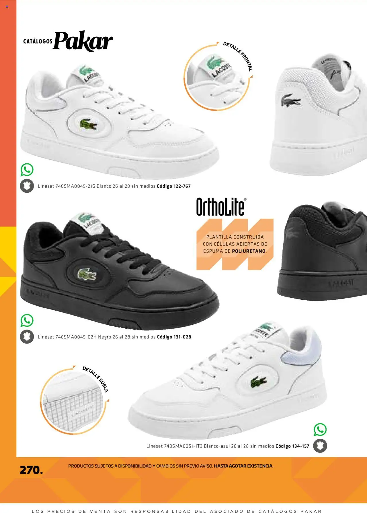 Nuevas ofertas de SC Pakar válidas en toda la República Mexicana desde el 29.08.2025. ¡Encuentra las mejores ofertas en SC Pakar - Catálogo Otoño Men Tomo 1! | Página: 270 | Productos: Espuma