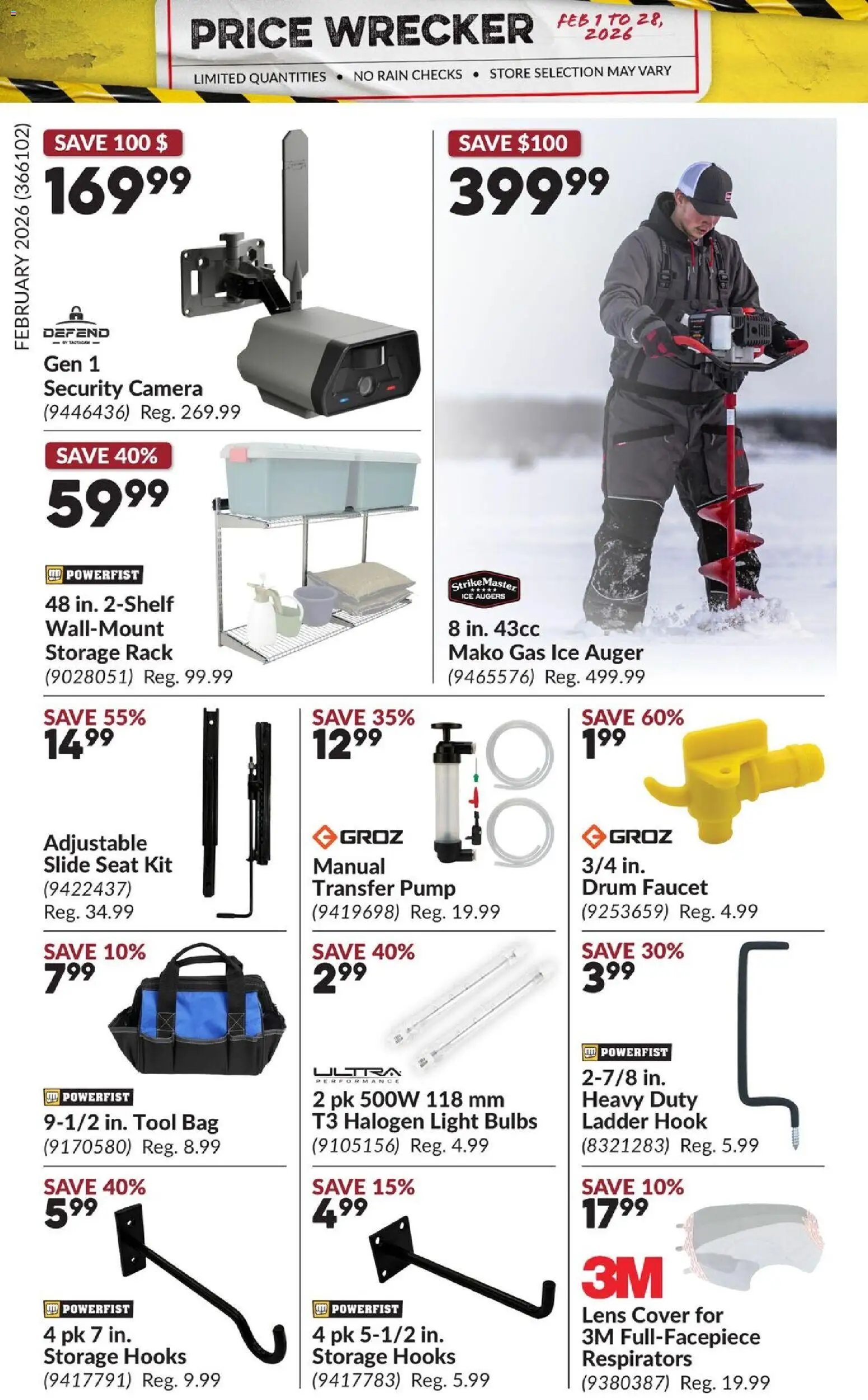 Princess Auto flyer valid from 01.02.2026 | Page: 13 | Products: Camera, Bag