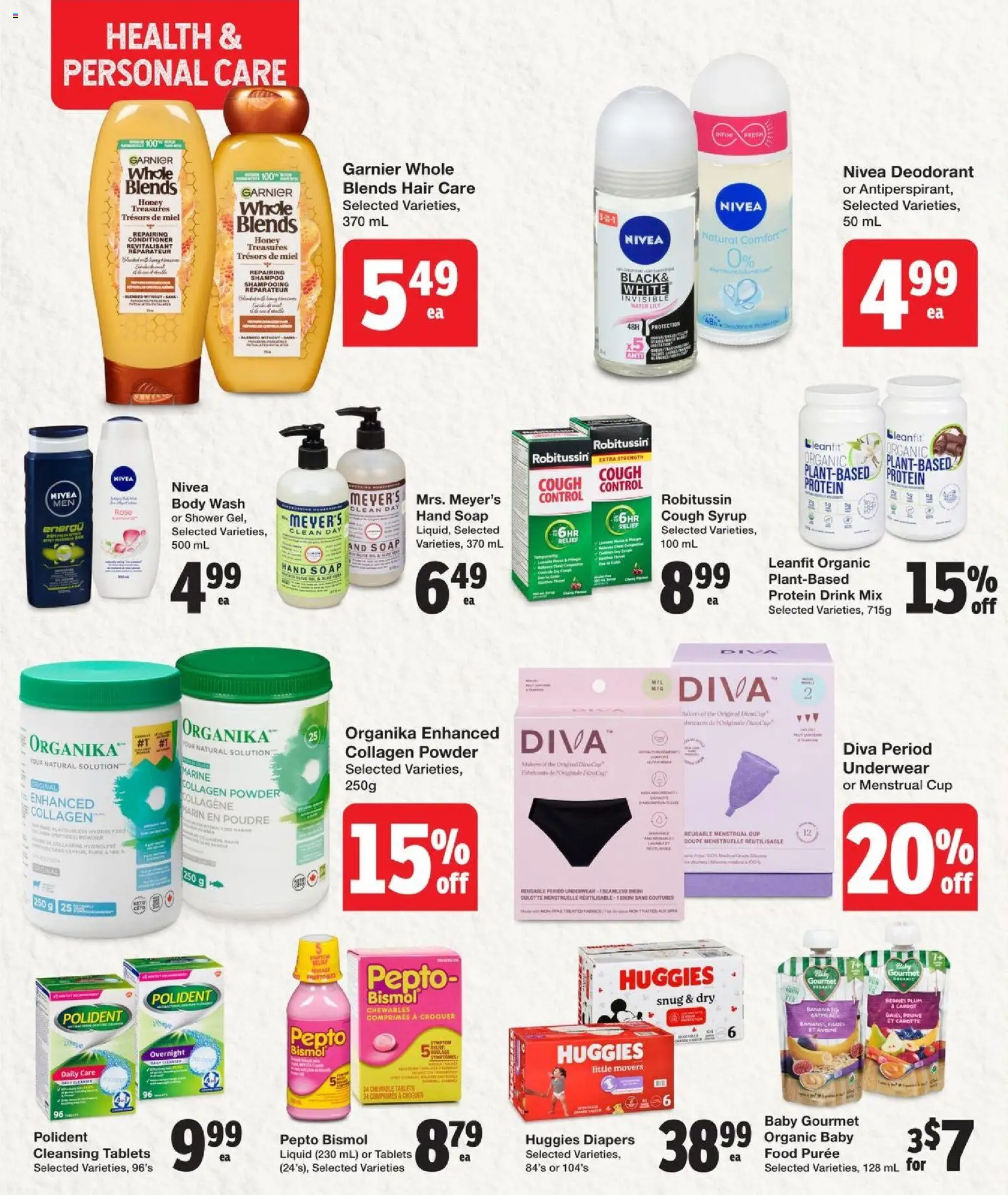 Quality Foods flyer valid from 12.02.2026 | Page: 12 | Products: Soap, Body wash, Oil, Underwear