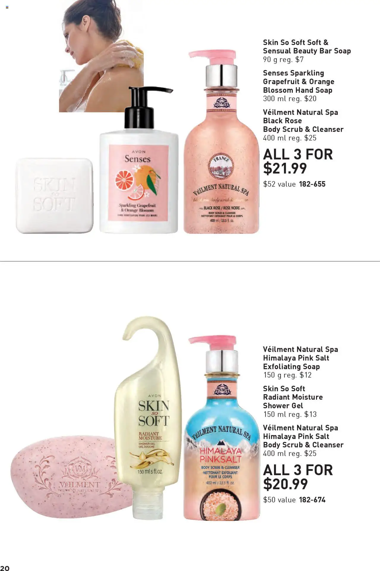 Avon flyer valid from 14.08.2025 | Page: 20 | Products: Soap, Shower