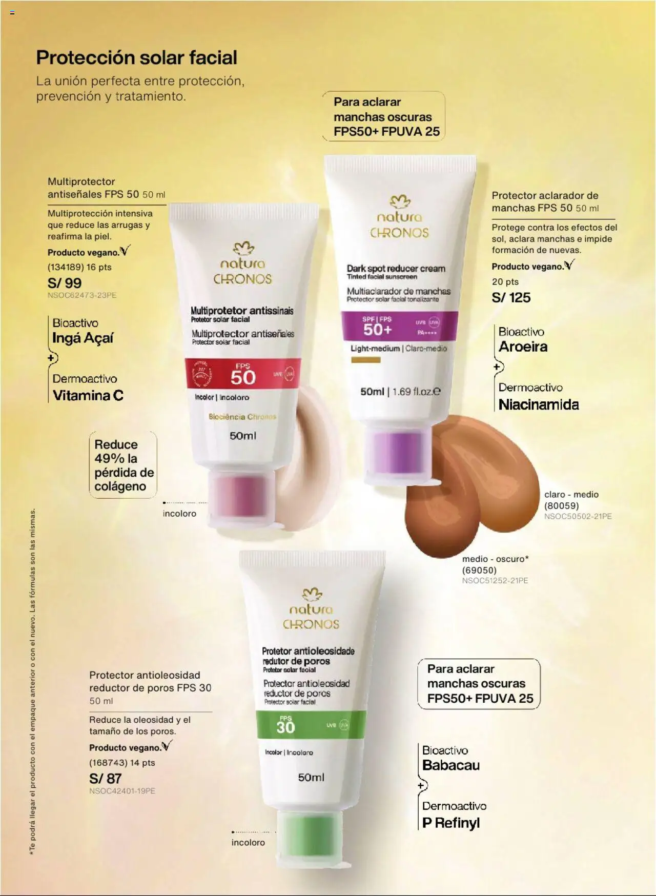 Catálogo Natura válido desde 24.05.2025 | Página: 93 | Productos: Protector solar, Empaque