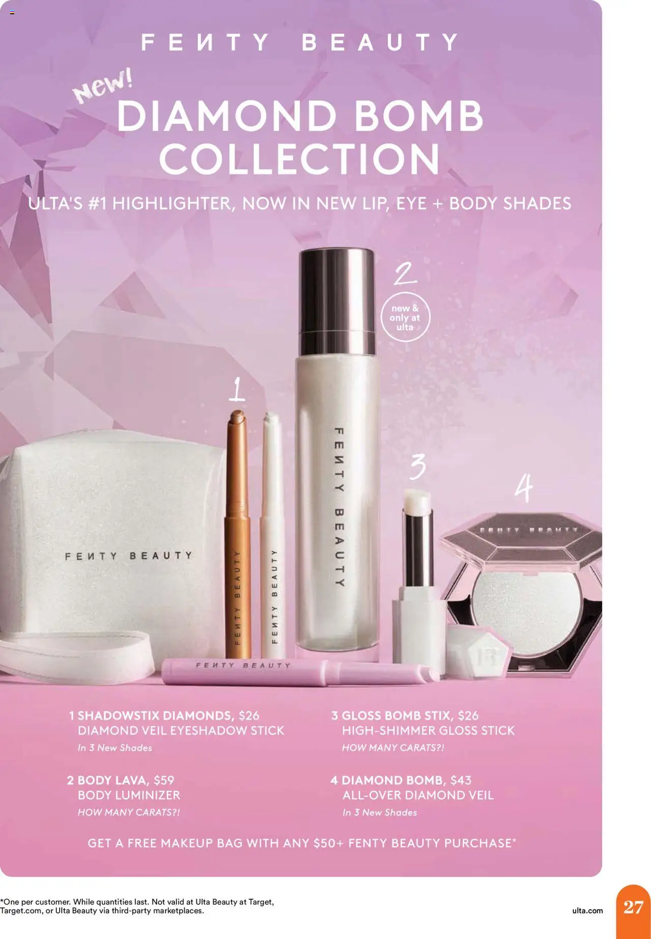 Ulta Beauty Weekly Ad - valid from 03.08.2025 | Page: 27 | Products: Eyeshadow, Bag