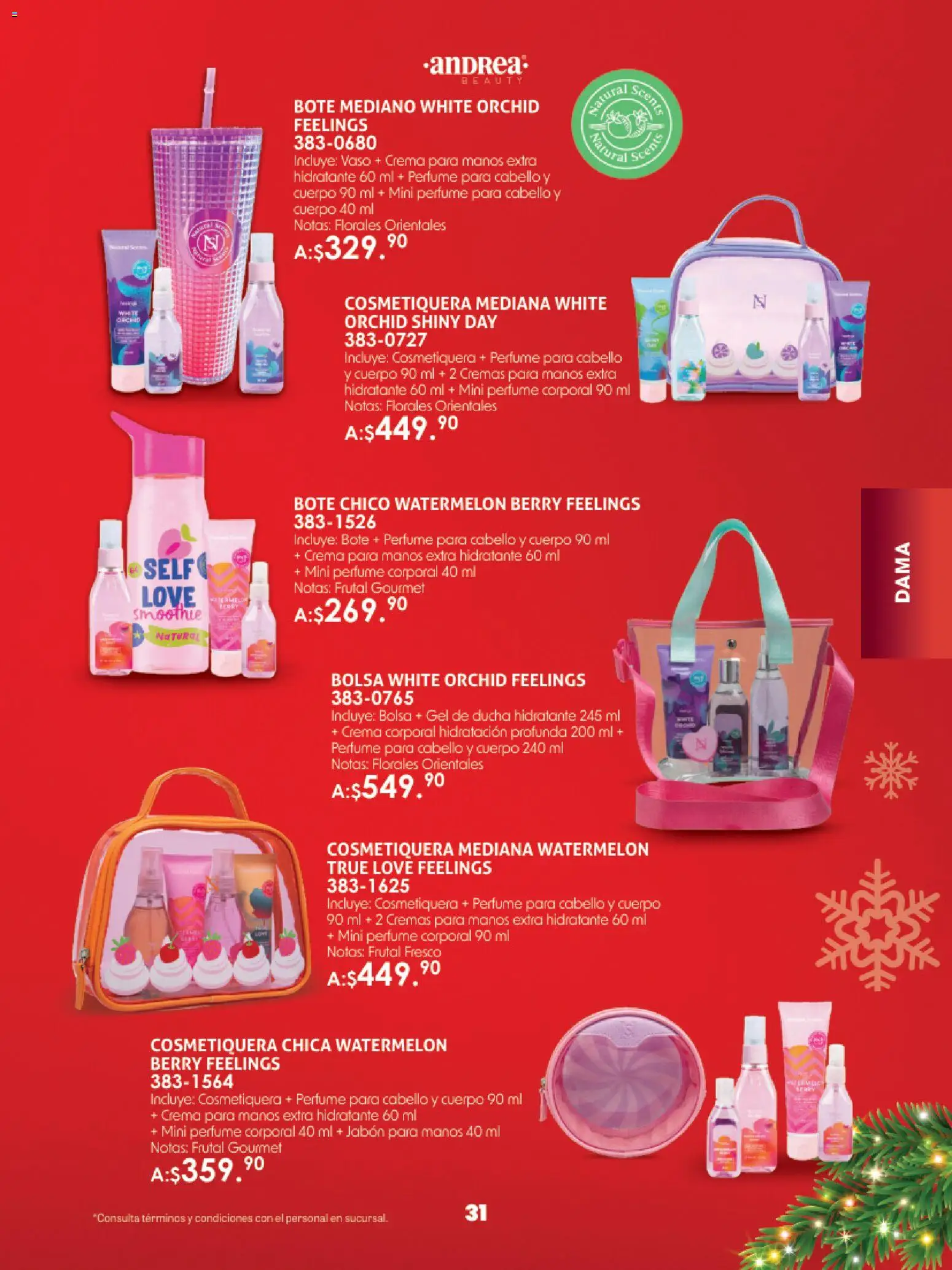 Nuevas ofertas de Andrea válidas en toda la República Mexicana desde el 23.11.2025. ¡Encuentra las mejores ofertas en Andrea catálogo Guía de regalos! | Página: 31 | Productos: Crema, Perfume, Crema corporal, Jabón