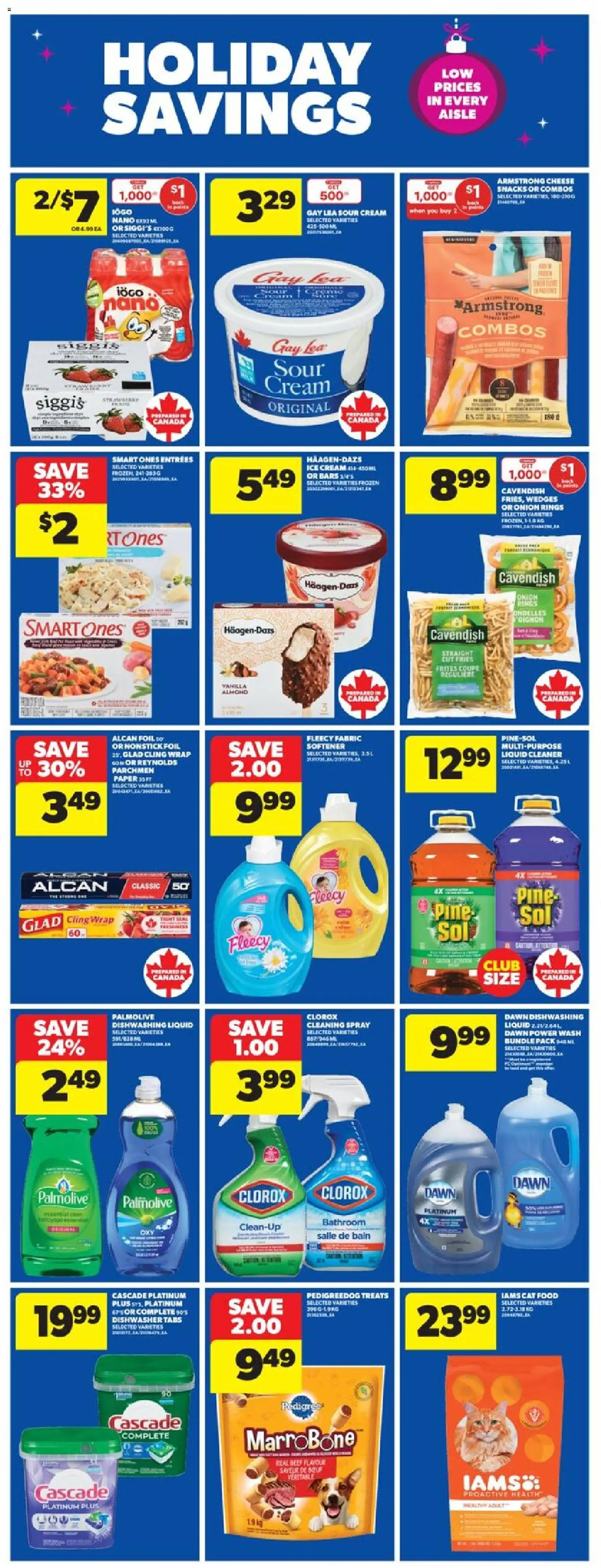 Real Canadian Superstore flyer valid from 11.12.2025 | Page: 22 | Products: Sour cream, Beef, Dishwasher, Cheese