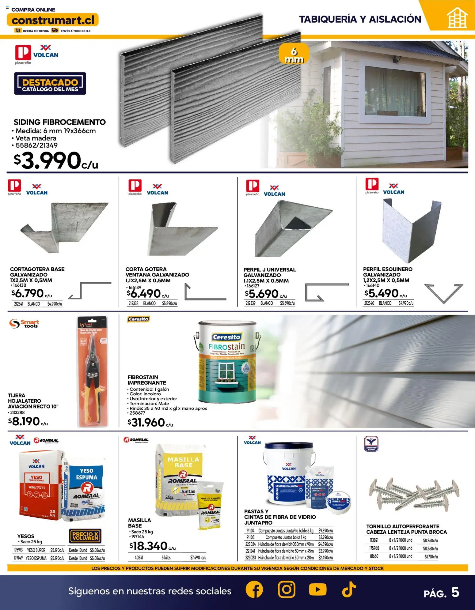 Construmart Ofertas │ válido desde el 01.04.2026 | Página: 5 | Productos: Tijera, Bolsa, Mate, Pasta