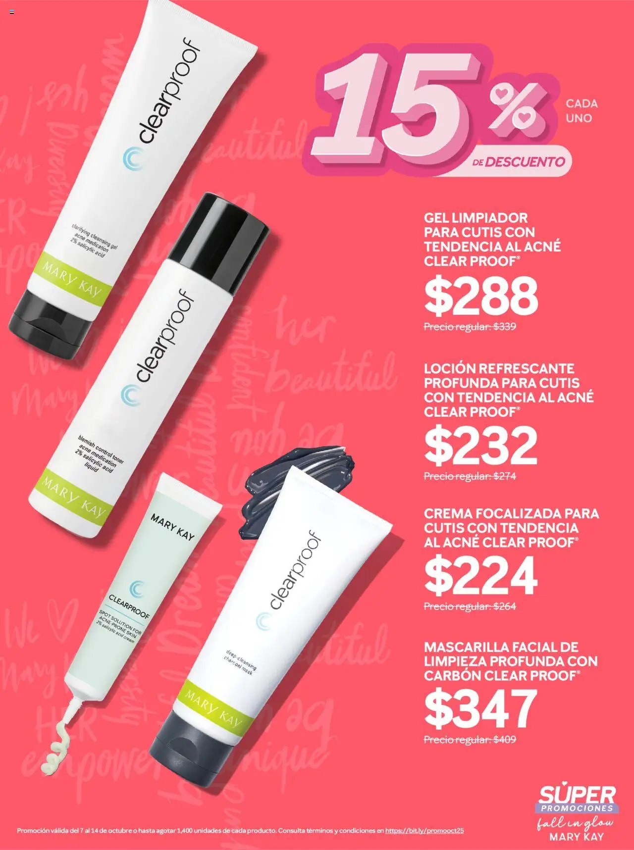 Nuevas ofertas de Mary Kay válidas en toda la República Mexicana desde el 07.10.2025. ¡Encuentra las mejores ofertas en Mary Kay catálogo! | Página: 5 | Productos: Loción, Limpiador, Toner, Mascarilla