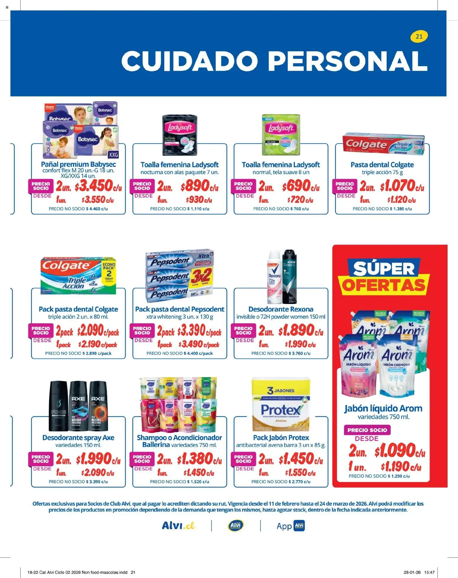 Alvi catálogo │ válido desde el 11.02.2026 | Página: 21 | Productos: Avena, Toalla, Acondicionador, Shampoo