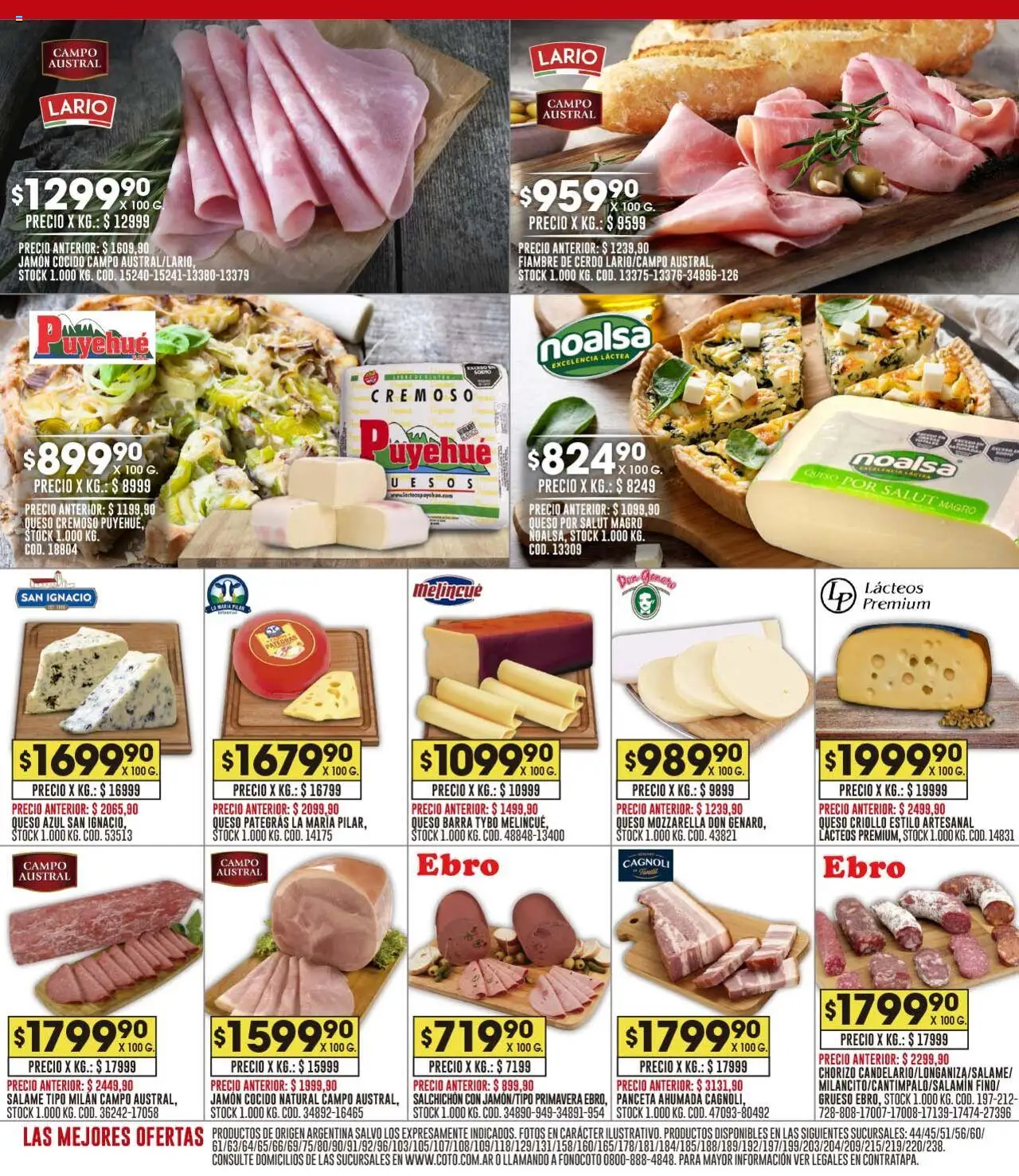 Coto ofertas │ válido desde el 25.08.2025 | Página: 8 | Productos: Jamón cocido, Panceta, Jamón, Cerdo