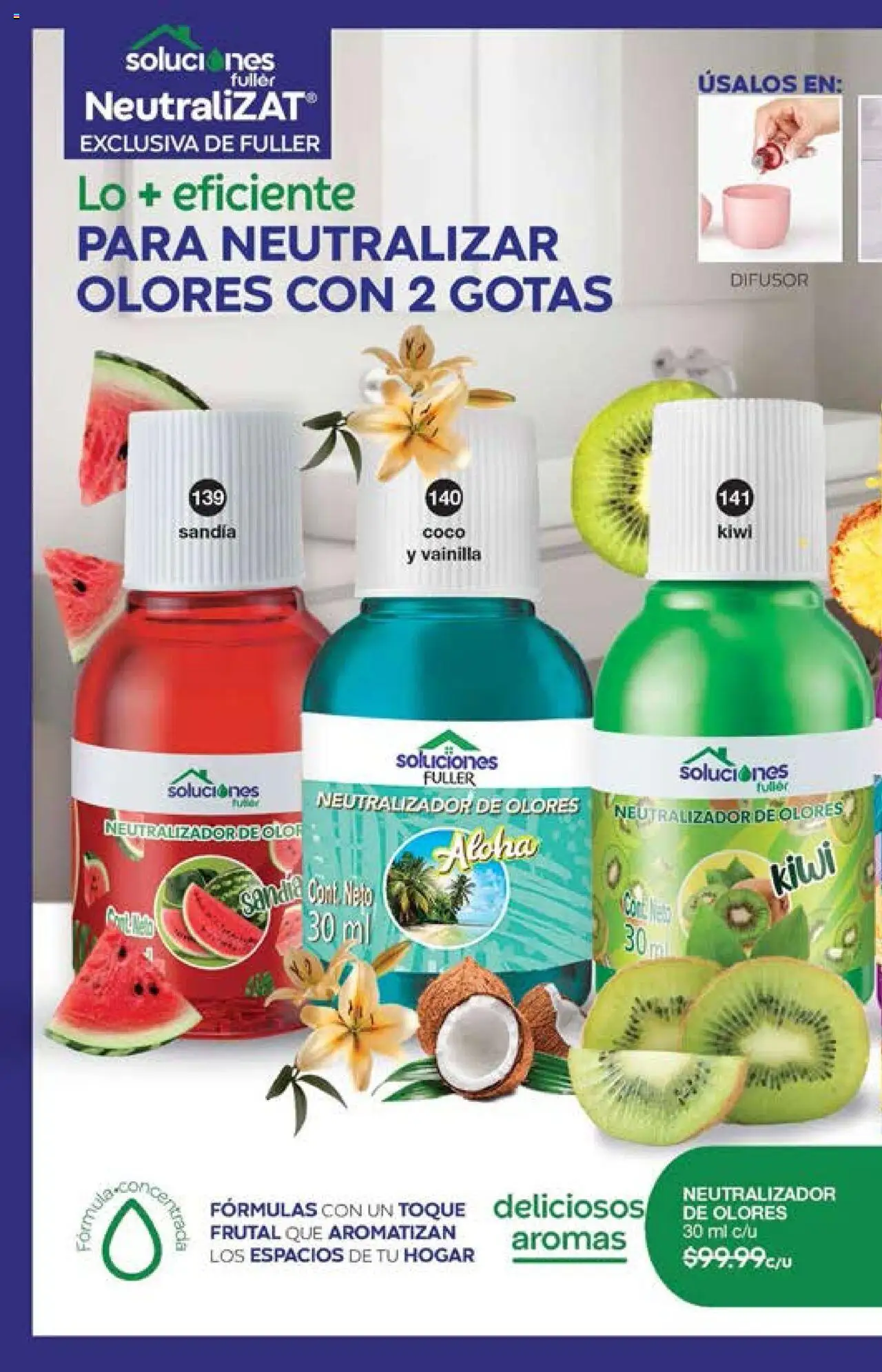 Nuevas ofertas de Fuller válidas en toda la República Mexicana desde el 15.10.2025. ¡Encuentra las mejores ofertas en Fuller - Campaña 14 2025! | Página: 62 | Productos: Sandía, Kiwi, Mesa