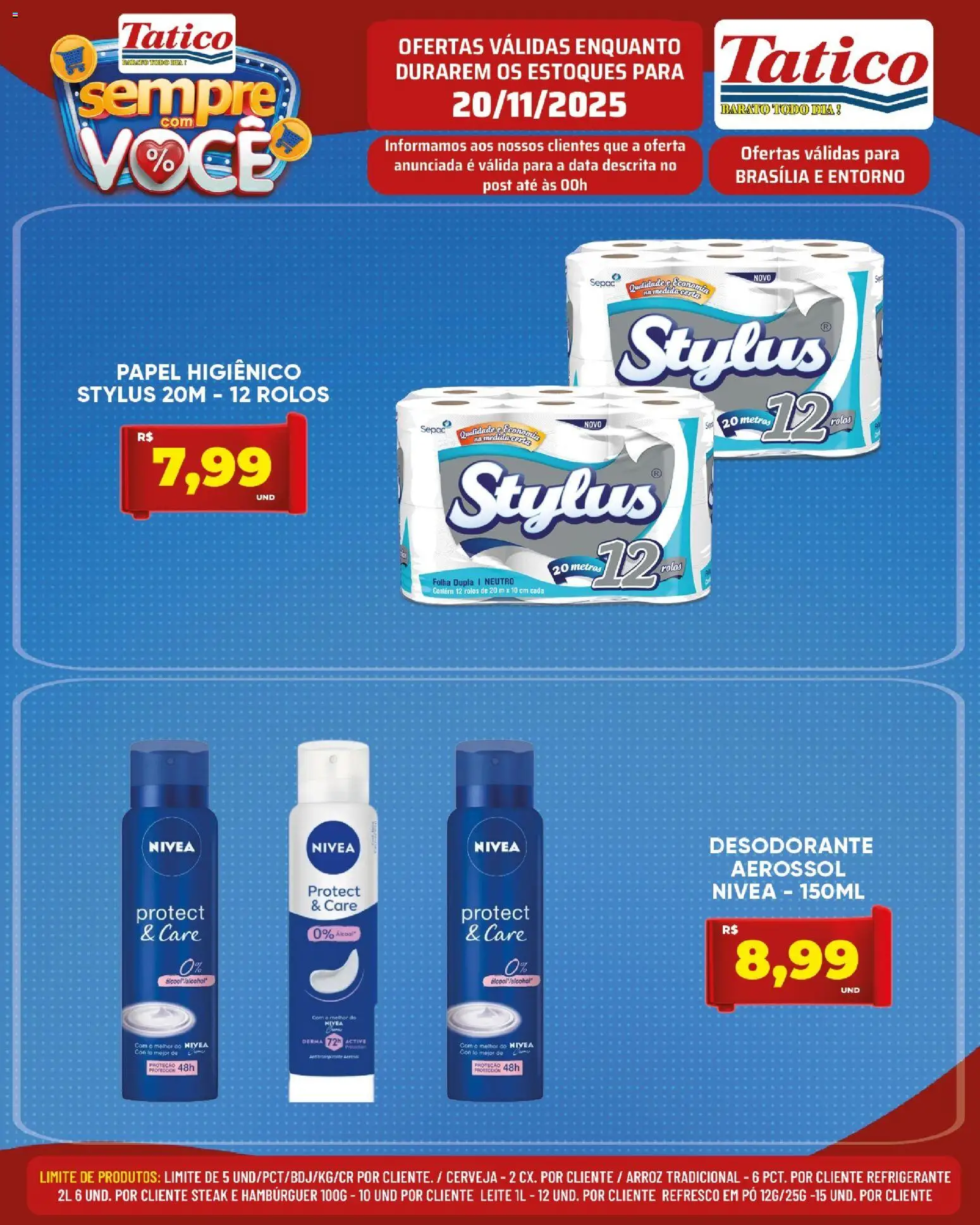 Tatico Folheto - válido de 20.11.2025 | Página: 15 | Produtos: Refresco, Desodorante, Cerveja, Hambúrguer