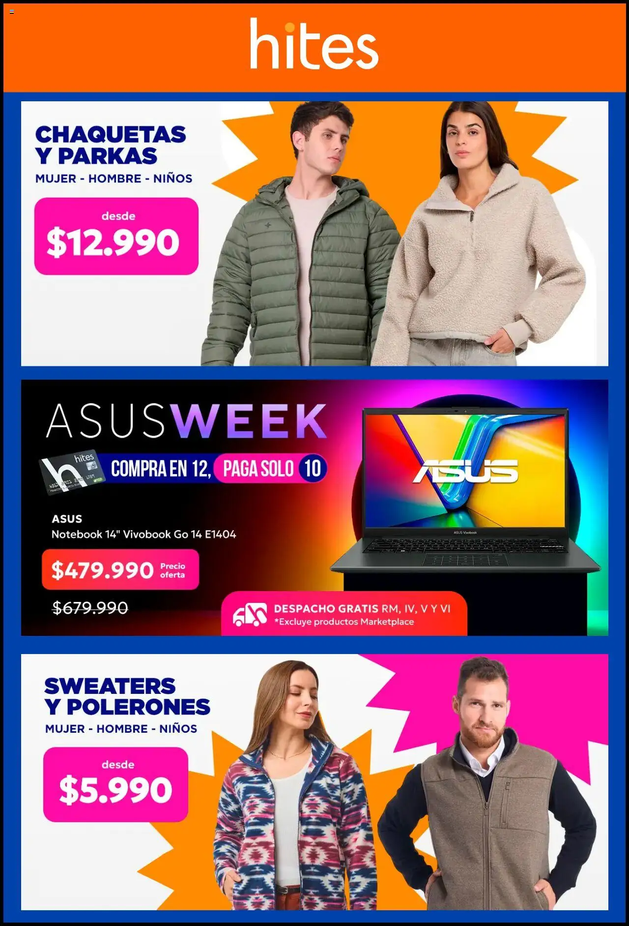 Hites ofertas  │ válido desde el 22.07.2025 | Página: 1 | Productos: Notebook