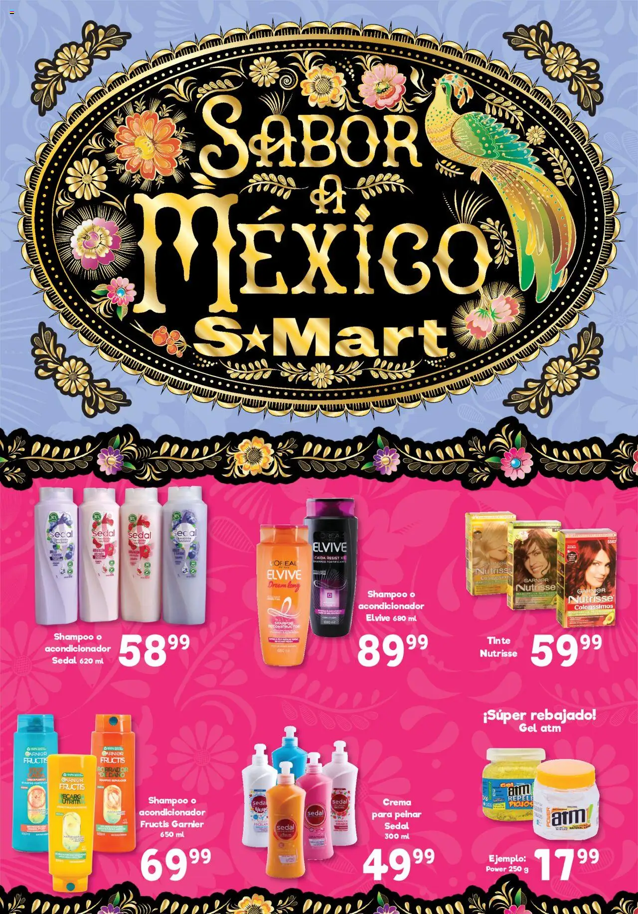 Nuevas ofertas de S-Mart válidas en toda la República Mexicana desde el 15.08.2025. ¡Encuentra las mejores ofertas en S-Ma- Folleto de Feria - Reynosa (y Rio Bravo)! | Página: 2 | Productos: Crema, Acondicionador