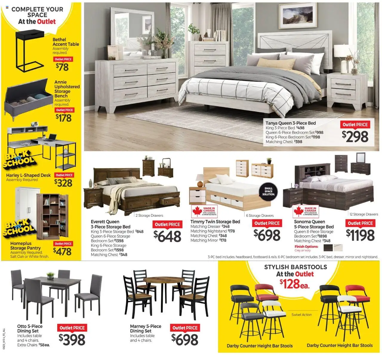 Tepperman's flyer valid from 14.08.2025 | Page: 2 | Products: Bed, Table, Mirror