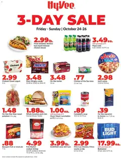 Preview of HyVee weekly ads valid from 24.10.2025