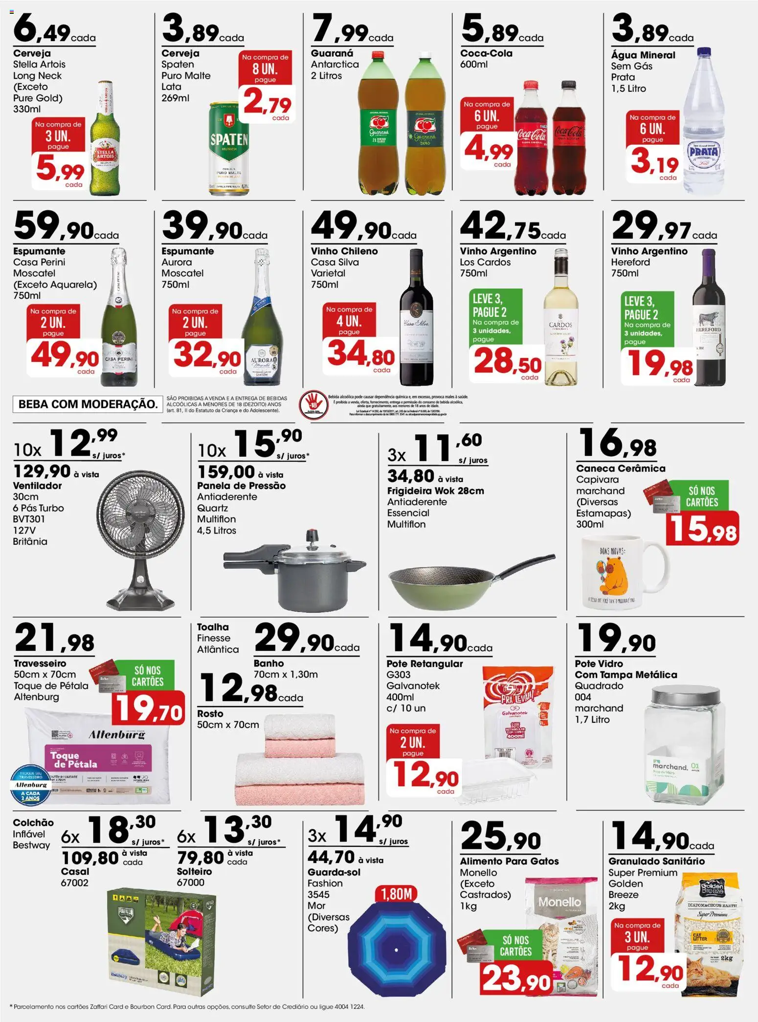 Zaffari Folheto - válido de 01.12.2025 | Página: 3 | Produtos: Travesseiro, Colchão, Vinho, Bebida