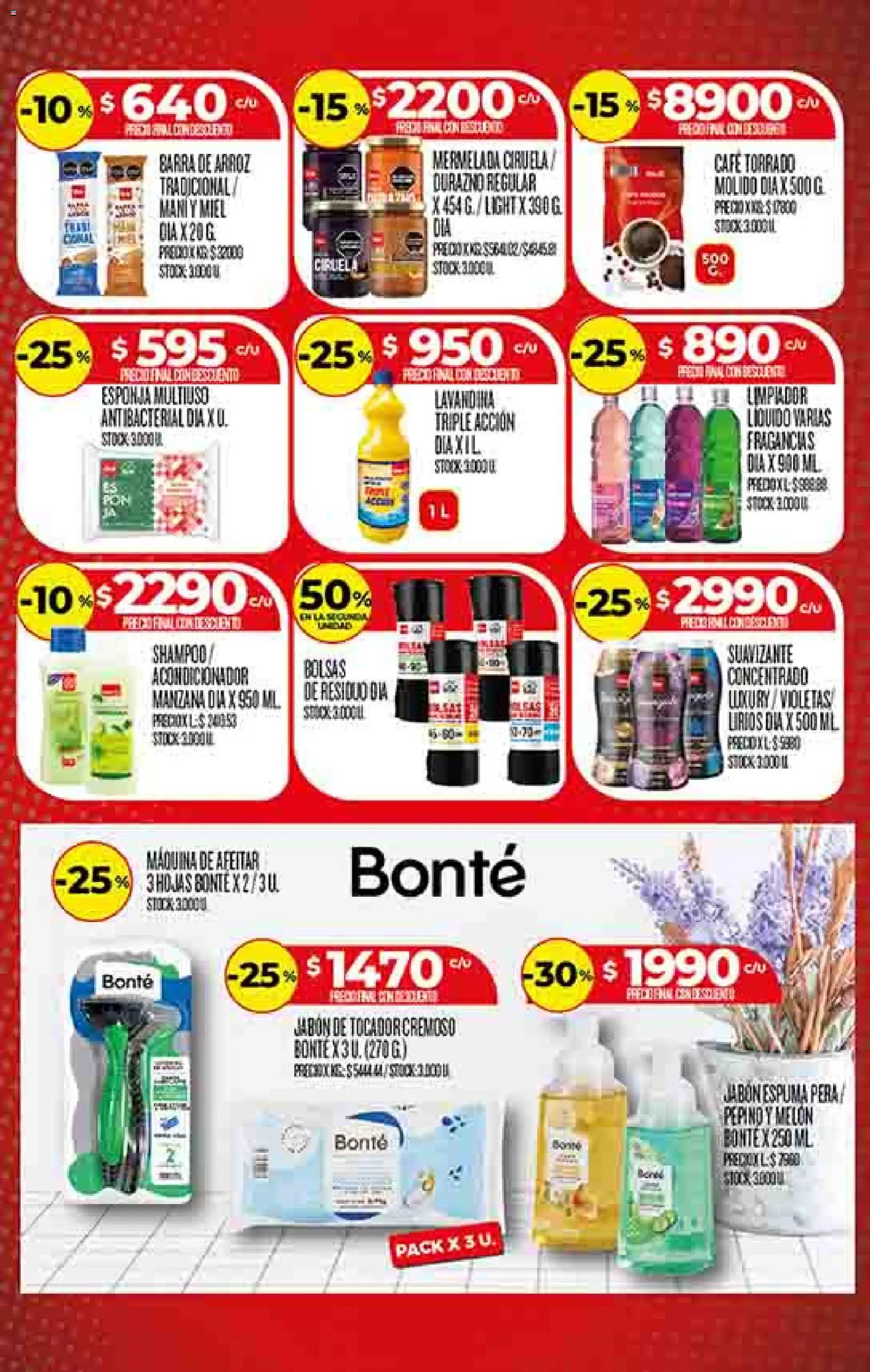 Supermercado DIA Ofertas │ válido desde el 25.02.2026 | Página: 6 | Productos: Pera, Durazno, Espuma, Suavizante