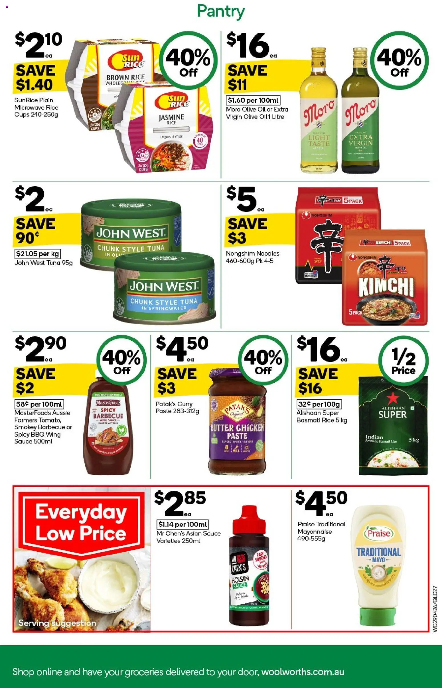 Woolworths catalogue - valid from 29.04.2026 | Page: 27 | Products: Light, Rice, Mayonnaise, Microwave
