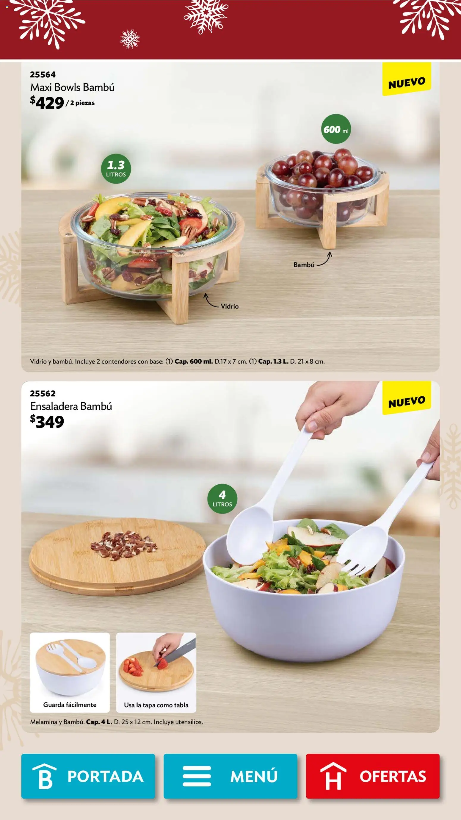 Nuevas ofertas de Betterware válidas en toda la República Mexicana desde el 03.11.2025. ¡Encuentra las mejores ofertas en Betterware campaña 11 2025! | Página: 41 | Productos: Ensaladera