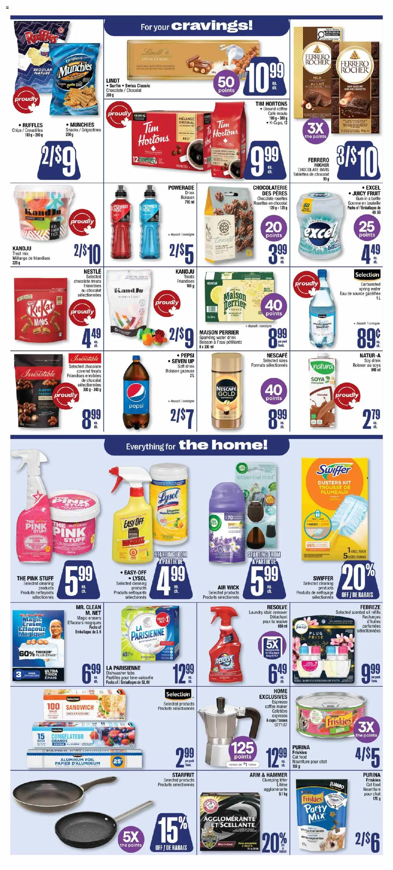 Jean Coutu flyer valid from 18.09.2025 | Page: 8 | Products: Chips, Stain remover, Oil, Coffee