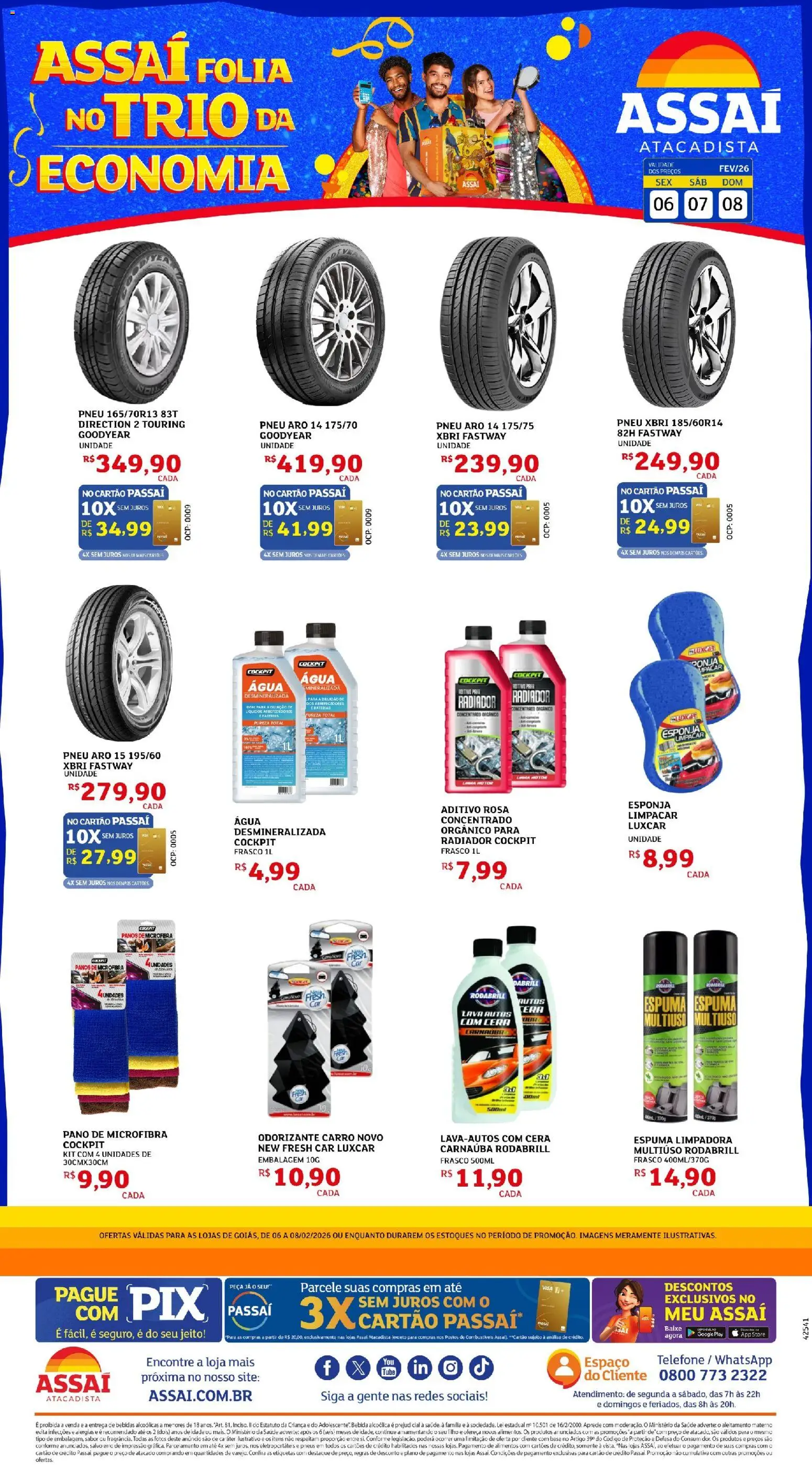 Assaí Atacadista Folheto - válido de 06.02.2026 | Página: 1